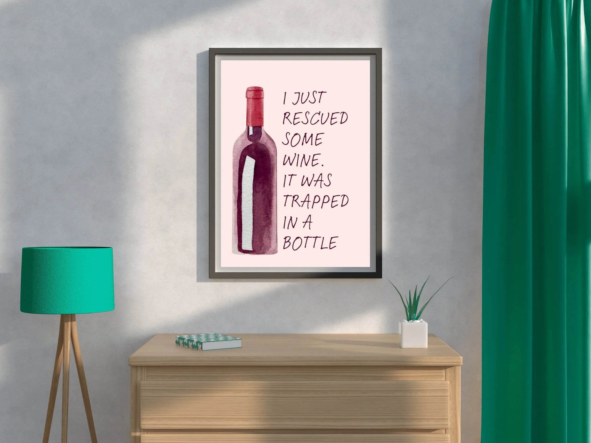 Old Wine Bottle Wall Art - beink online art store