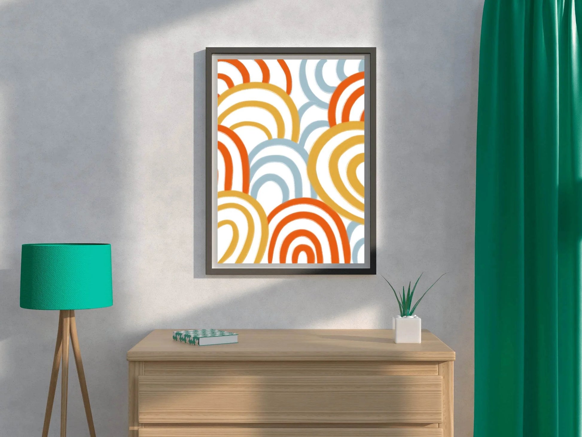 Colored Circles Wall Art - beink online art store