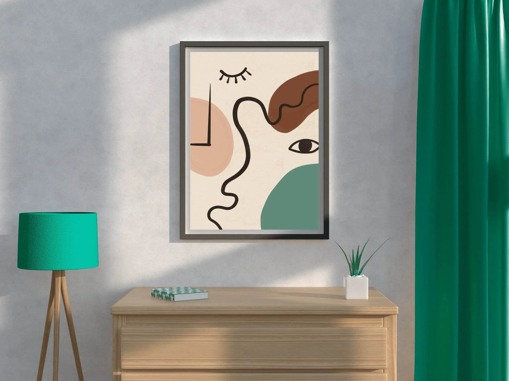 Mixed Faces Wall Art - beink online art store
