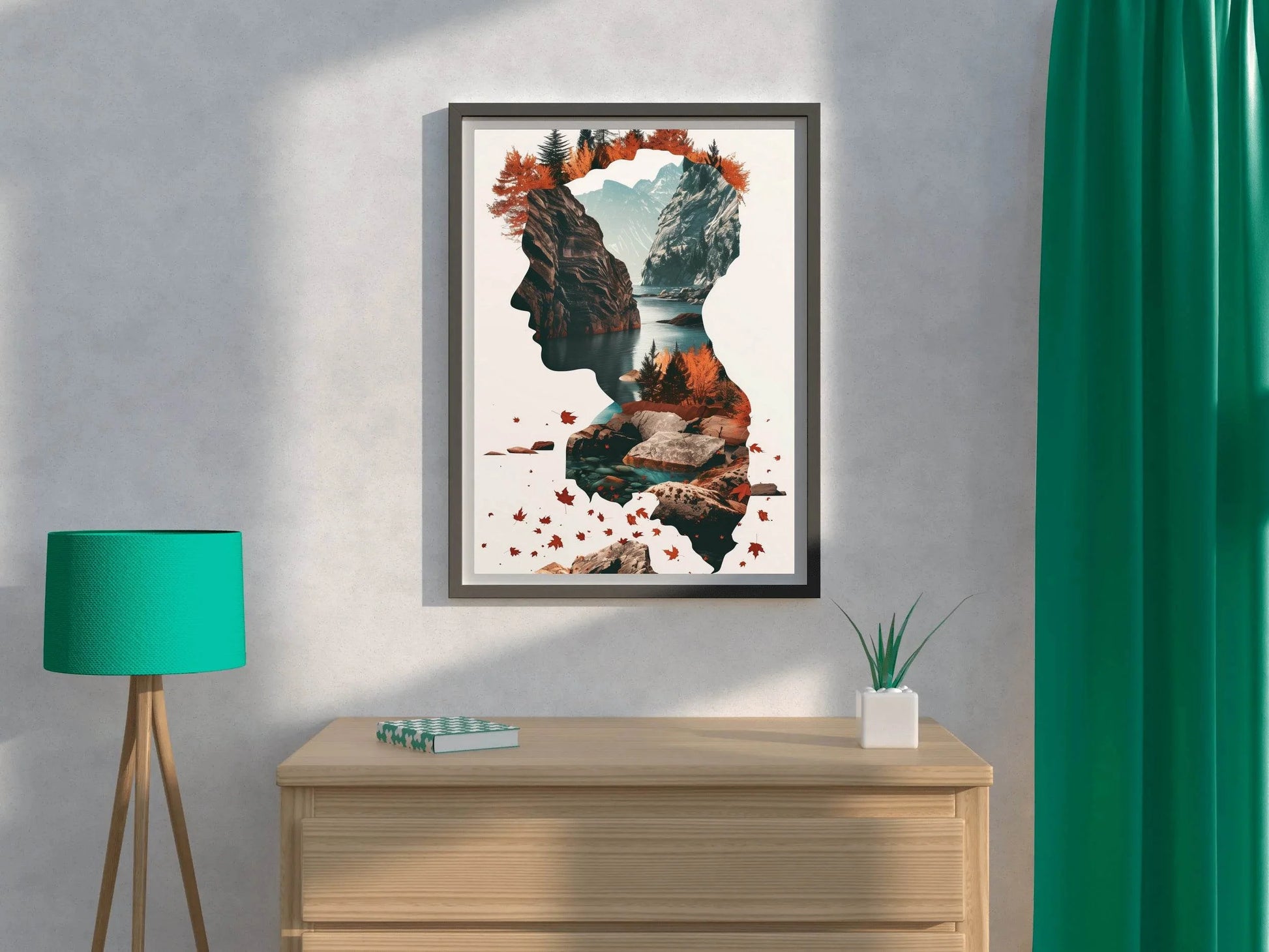 Mountainscape Mind Digital Art - beink online art store