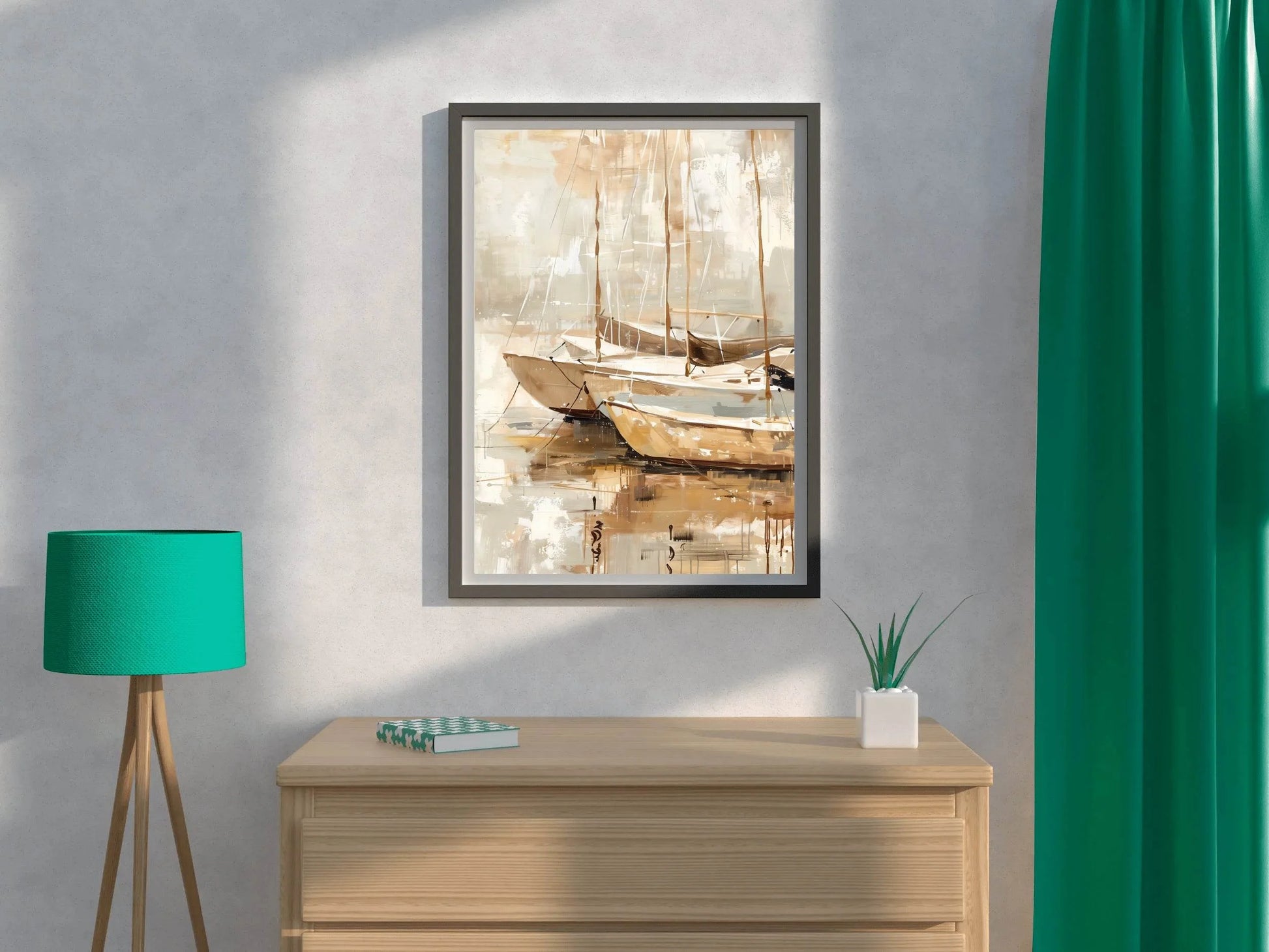Painting A Sailboat Wall Art - beink online art store