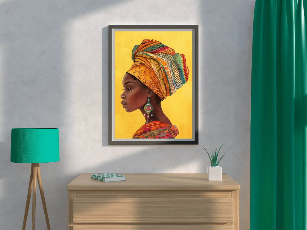 African Beauty Faces Wall Art - beink online art store