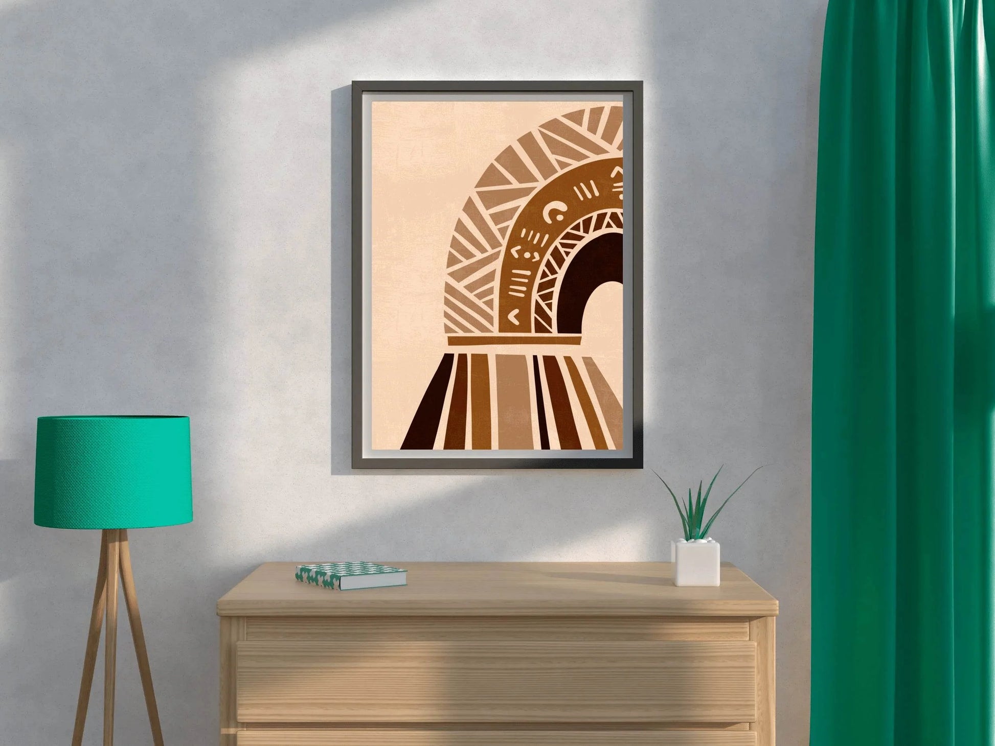 Abstract Design Tribal Inspired ArtWork - beink online art store