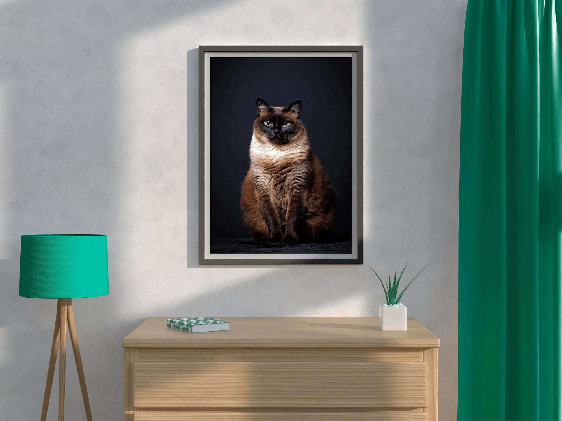 Siamese Cat Animal Wall Art - beink online art store