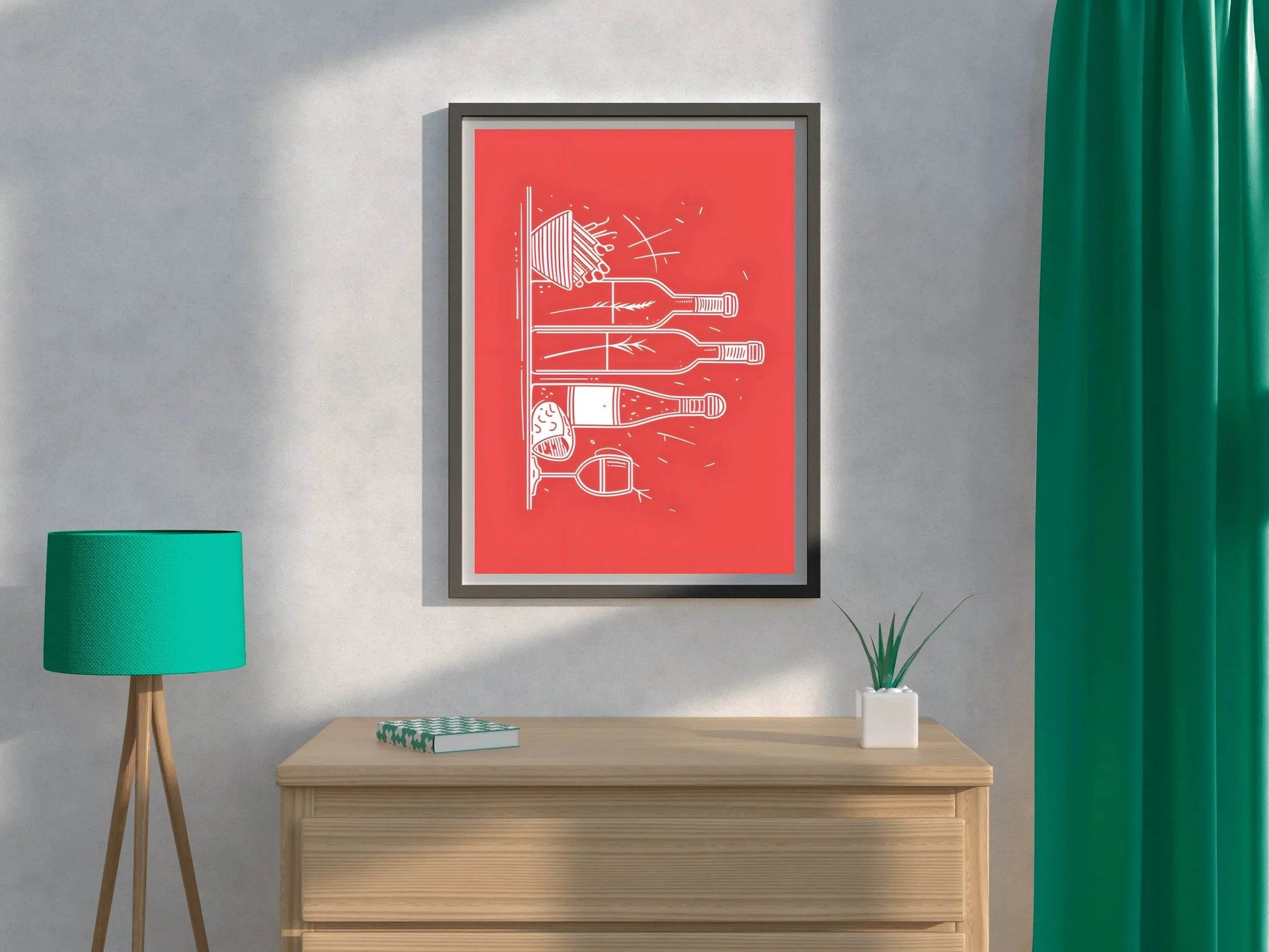 Painting Drink Bottles Wall Art - beink online art store