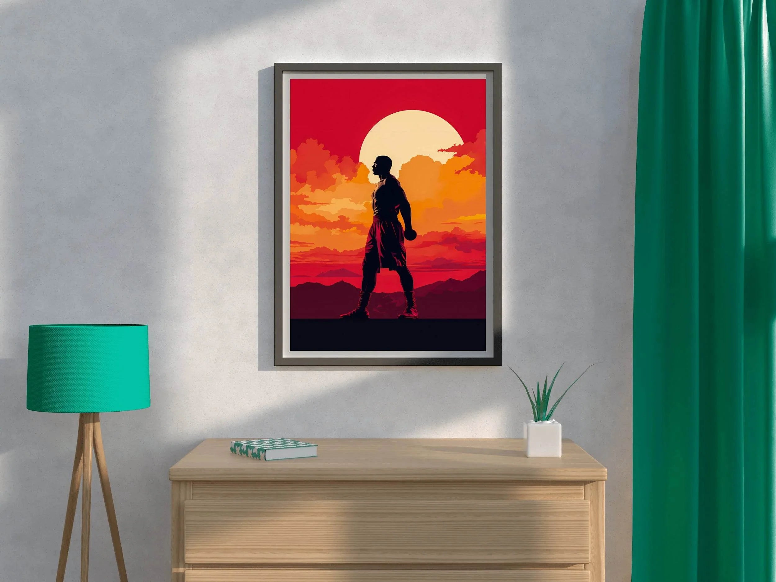 Anime Style Boxing Day Wall Art - beink online art store