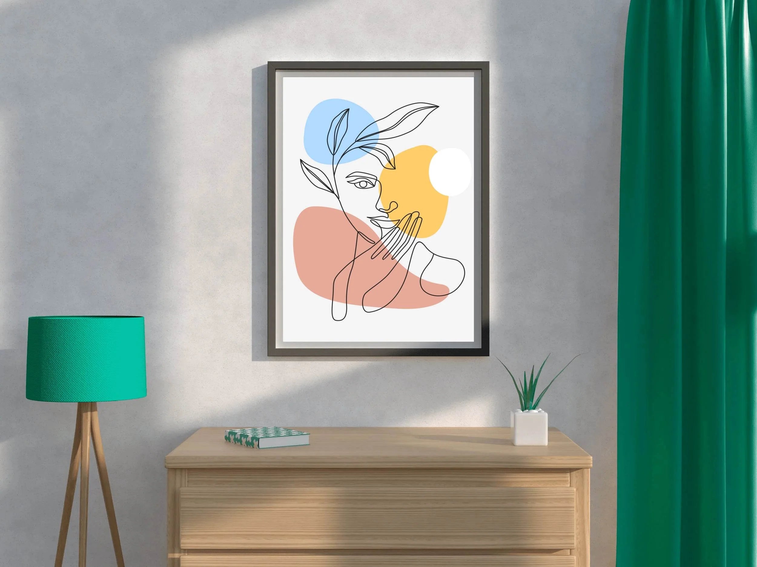 Flower Girl Wall Art - beink online art store