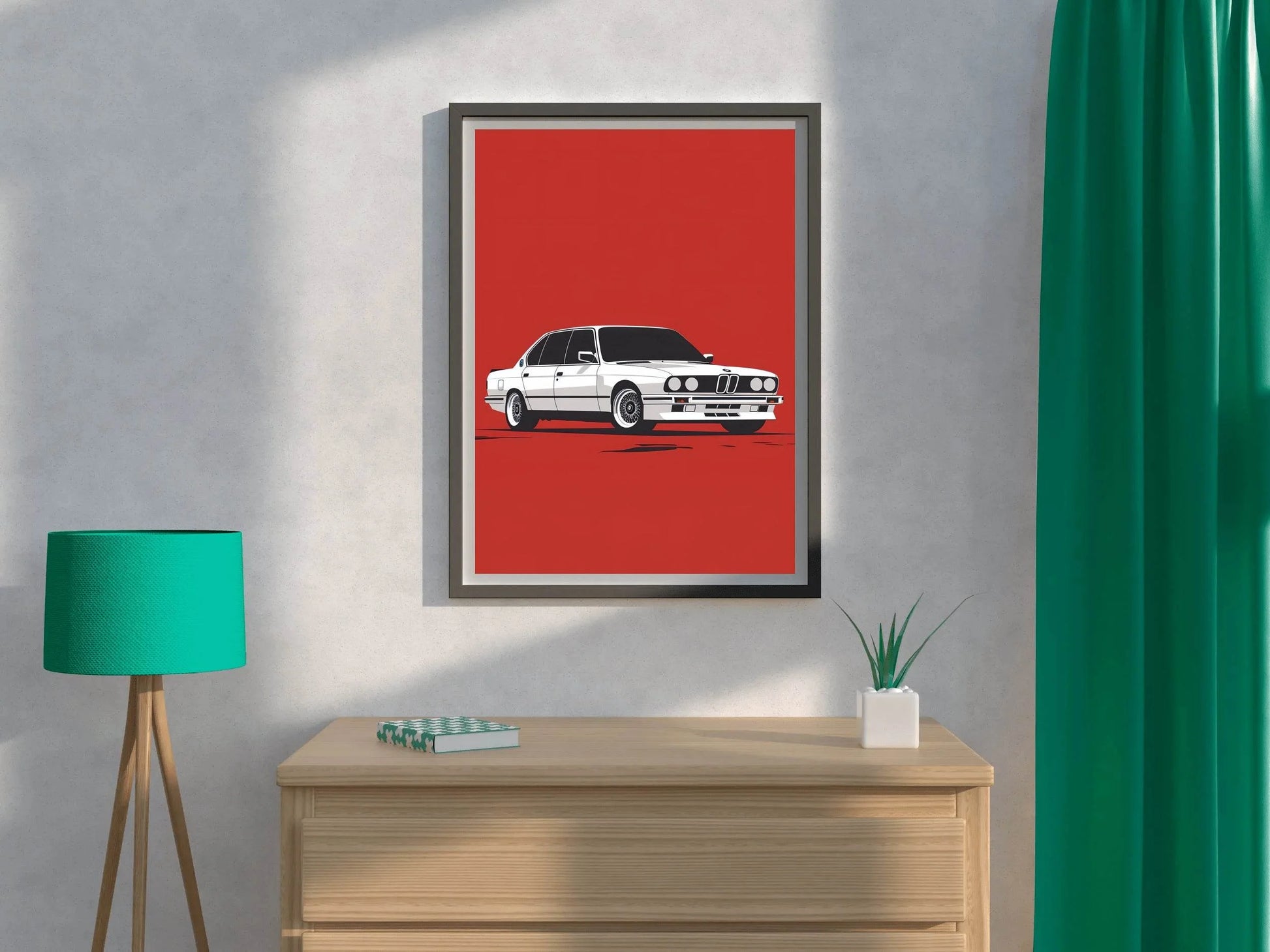 BMW E3 Classic Wall Art - beink online art store