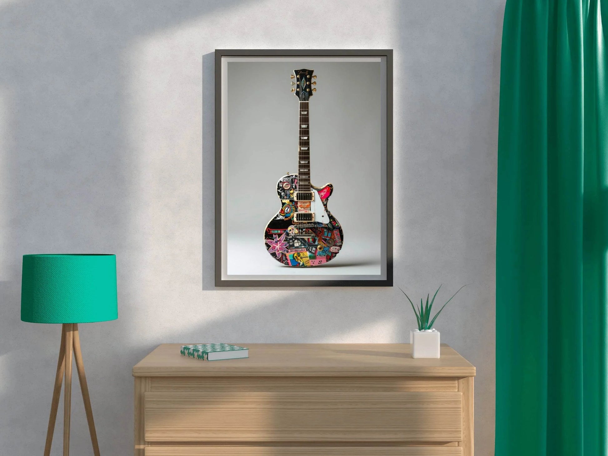 JSA Model Electric Guitar Wall Art - beink online art store