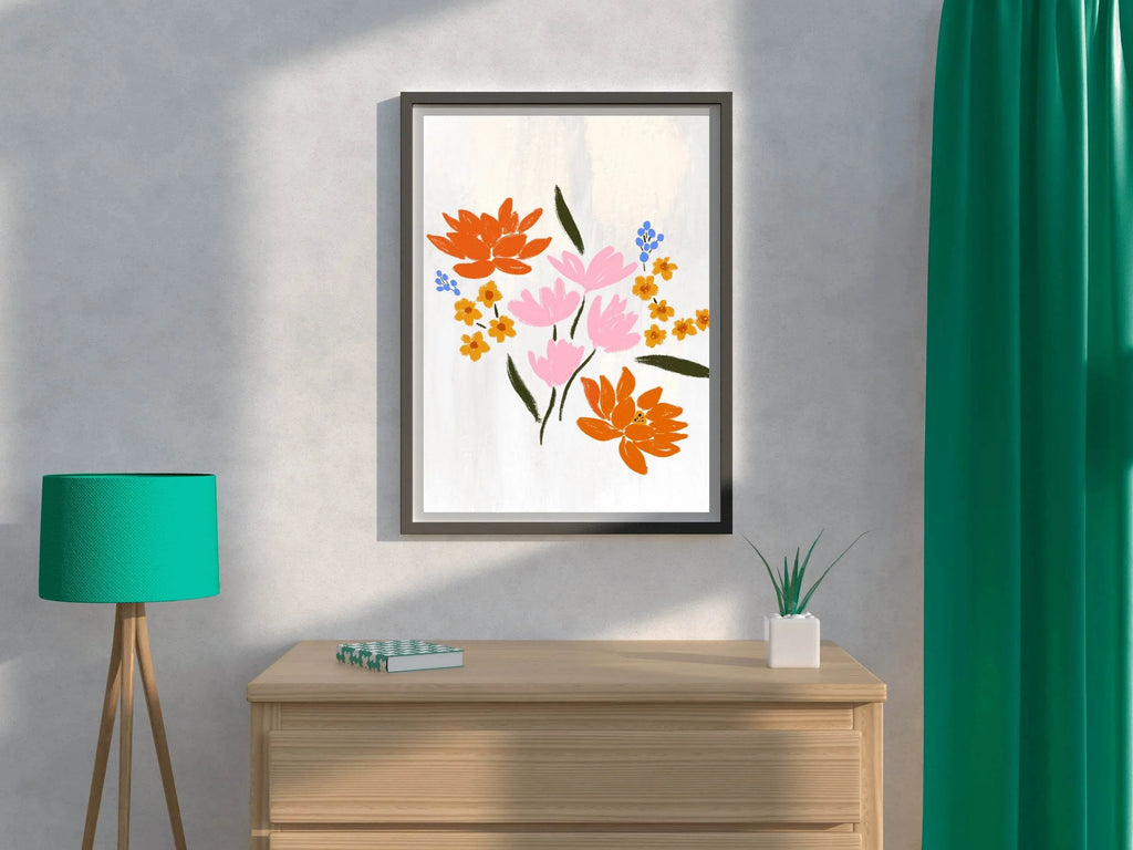 Spring Flowers Wall Art - beink online art store