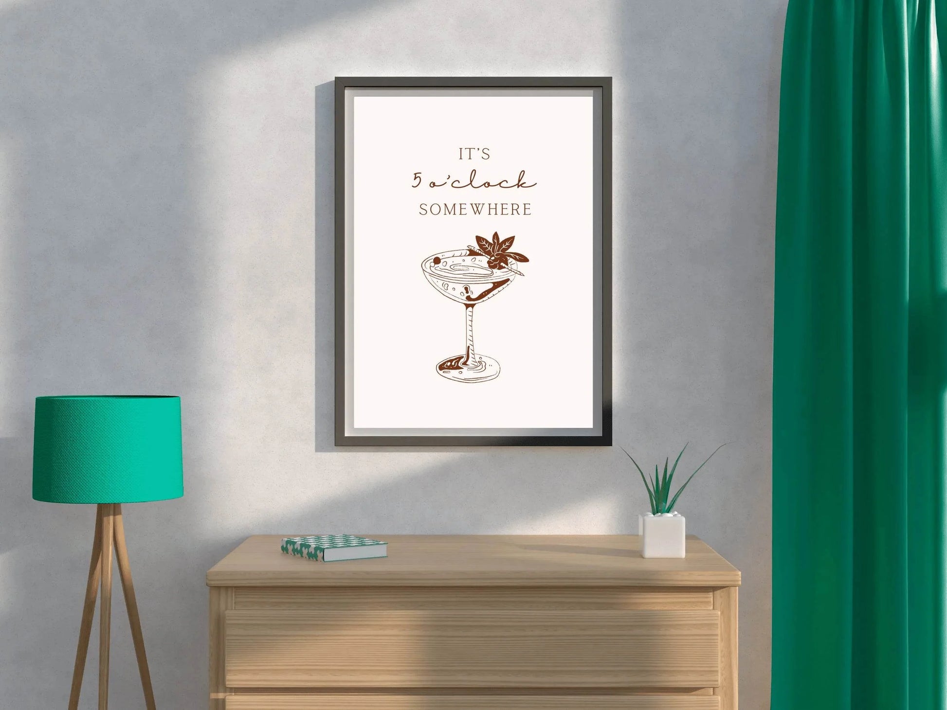 Chocolate Cocktail Wall Art - beink online art store