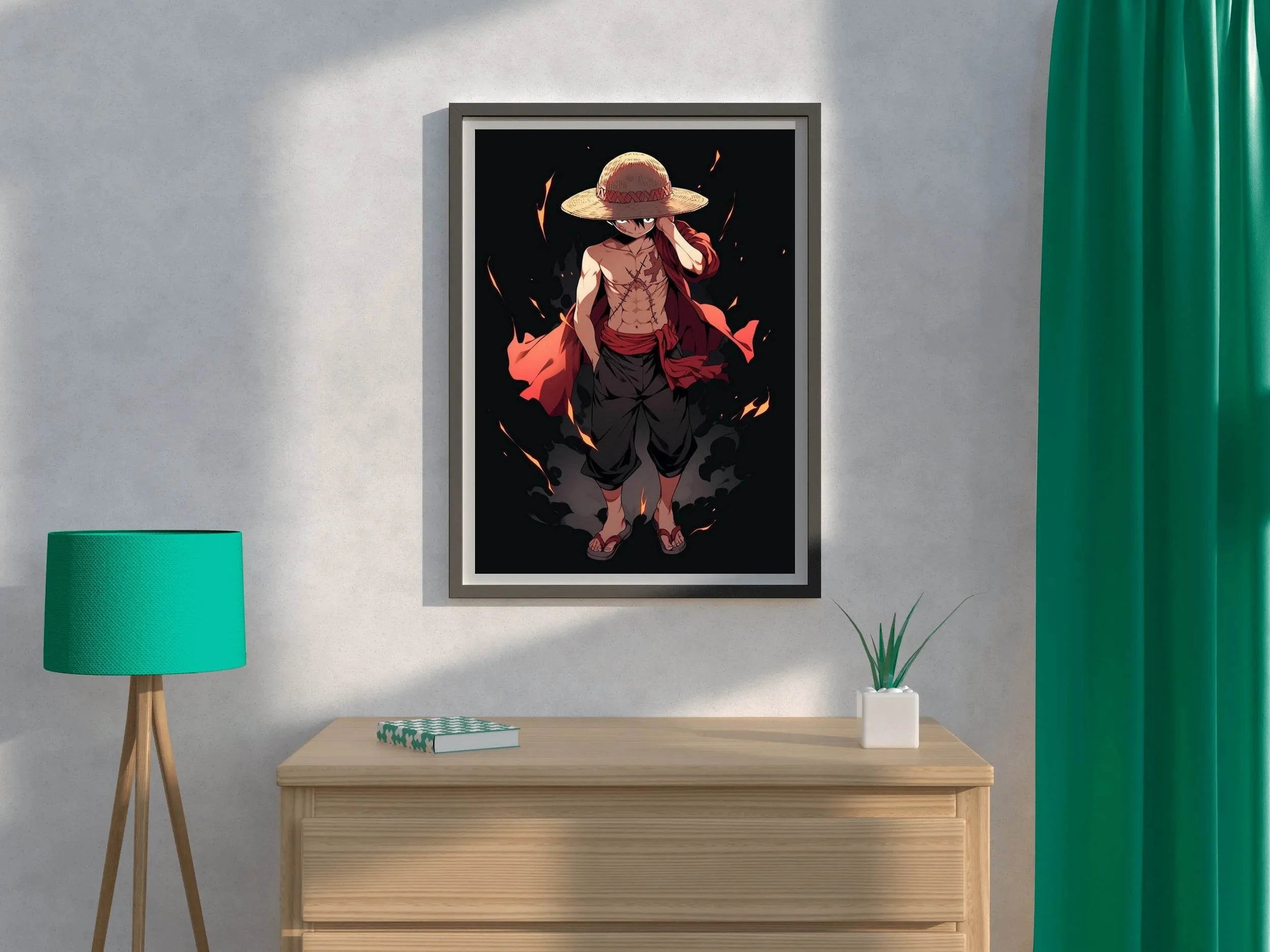 Monkey D. Luffy Anime Wall Art - beink online art store