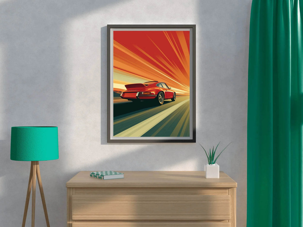Porsche 911 Sports Wall Art - beink online art store