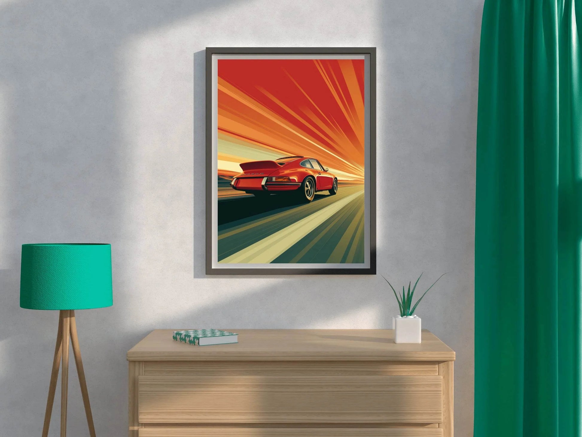 Porsche 911 Sports Wall Art - beink online art store