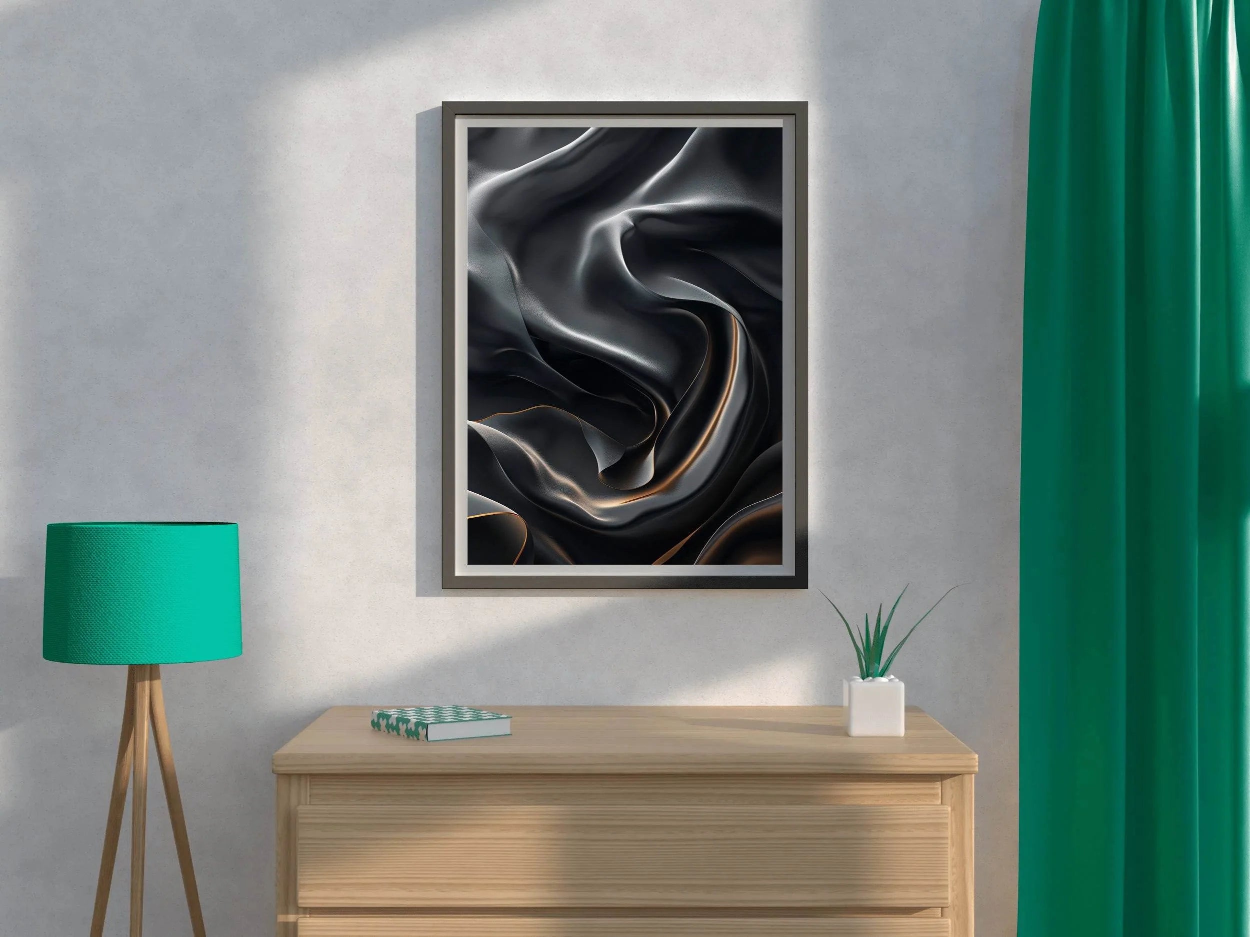 Luxury Texture Black & White Wall Art - beink online art store