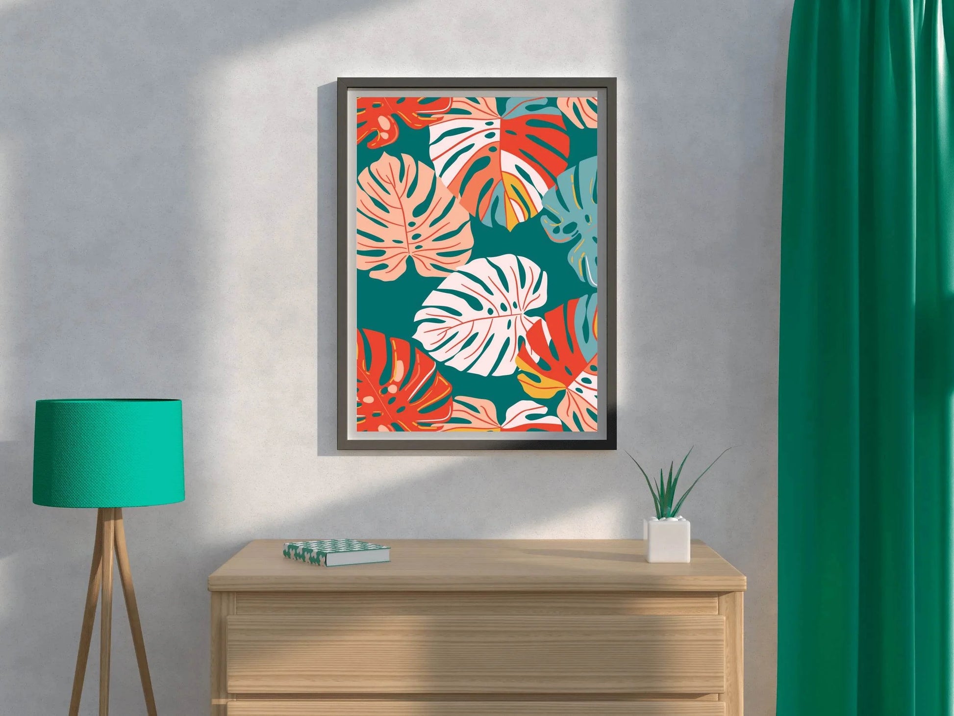 Drawing of Large Fig Leaves - beink online art store