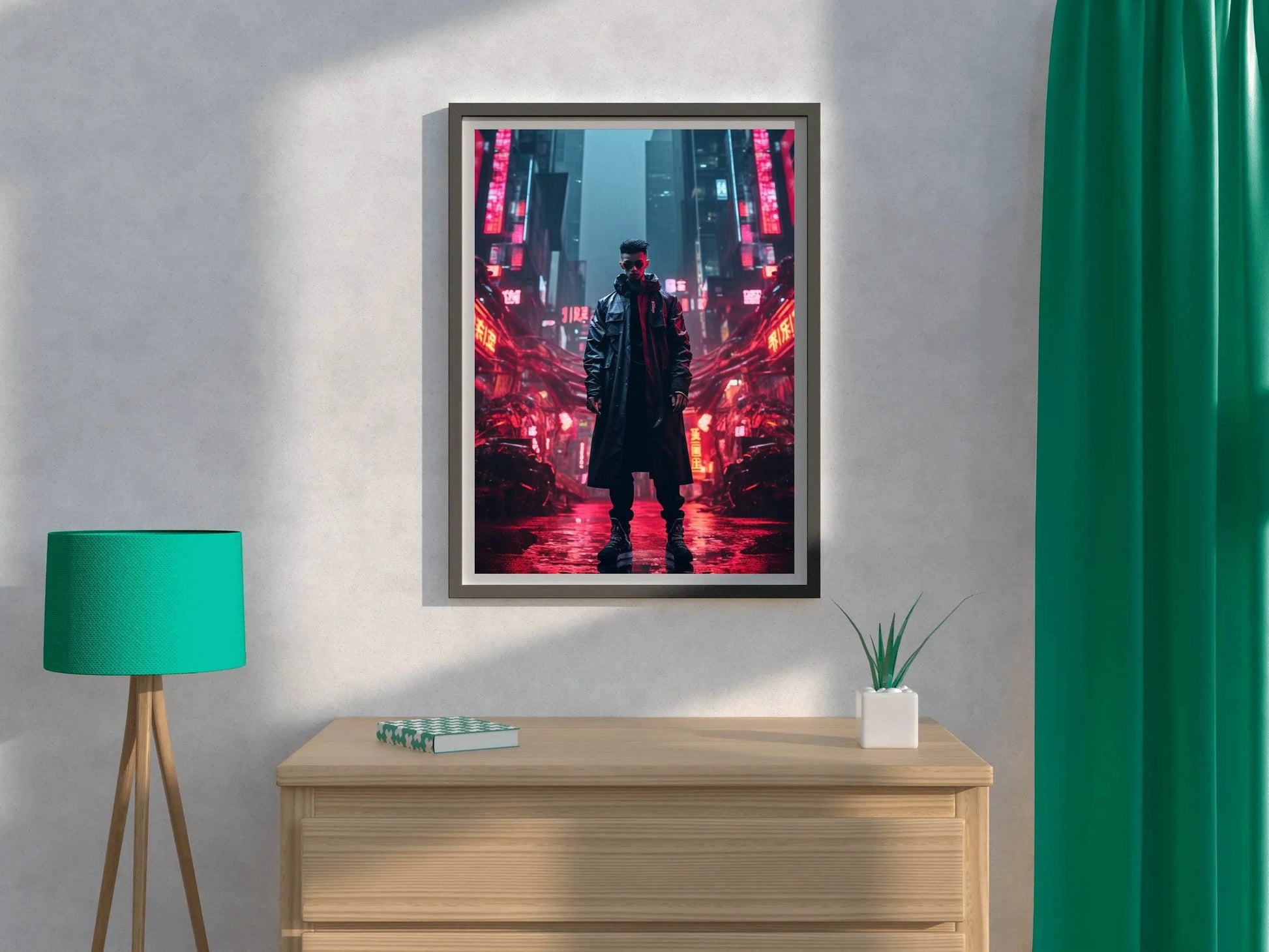 Cyberpunk Boy Wall Art - beink online art store