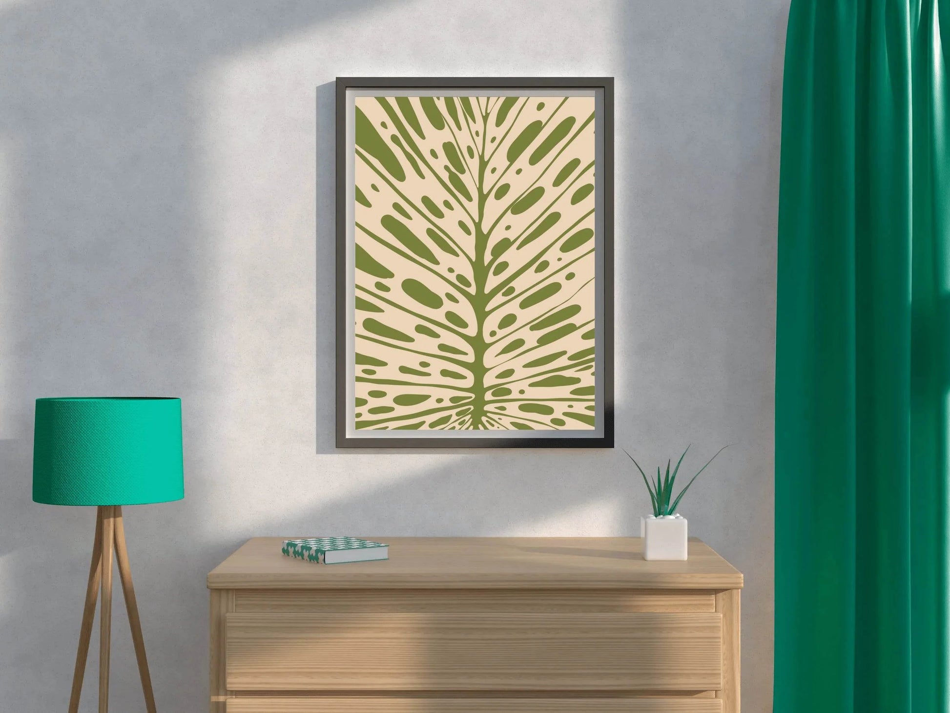 Abstract Foliage Leafy pattern ArtWork - beink online art store