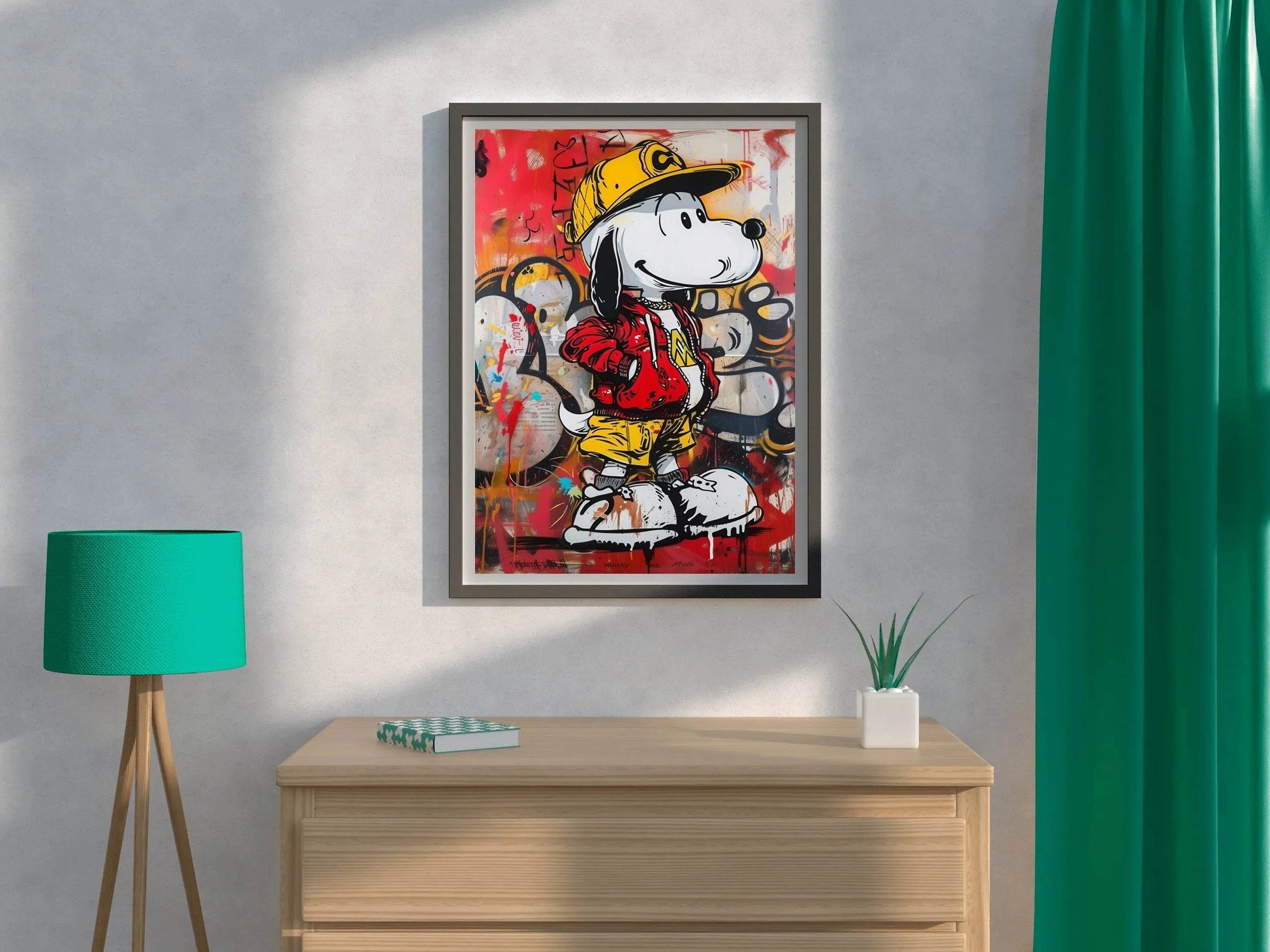 Hip Hop Snoopy Street Wall Art - beink online art store
