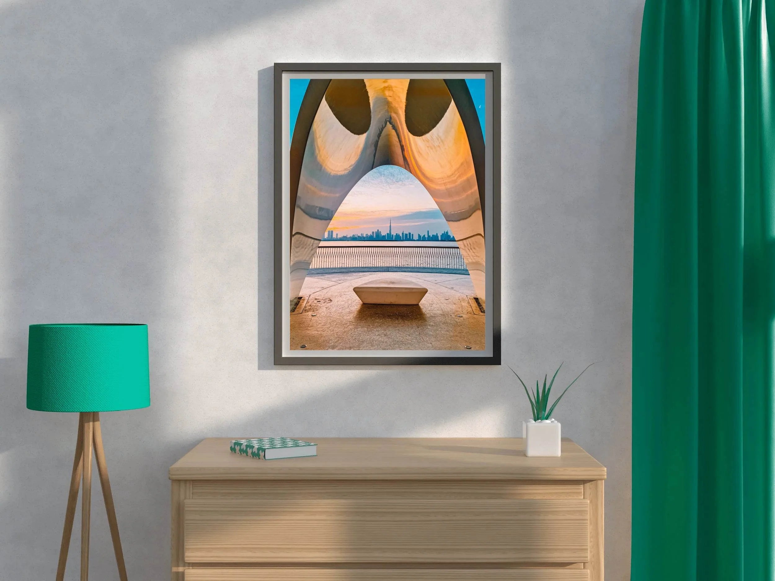 A City Across the Ocean Wall Art - beink online art store
