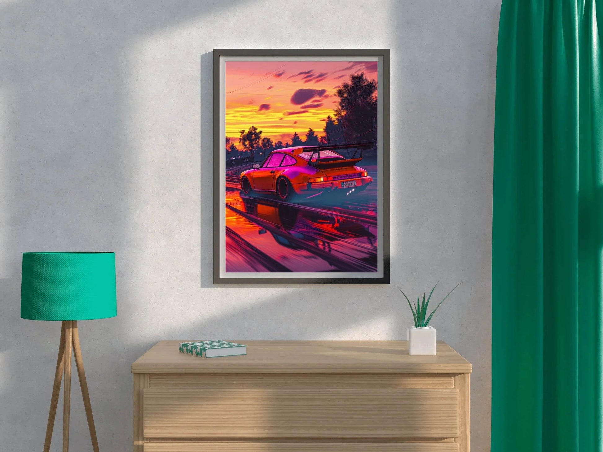 Porsche 911 Captivating Wall Art - beink online art store