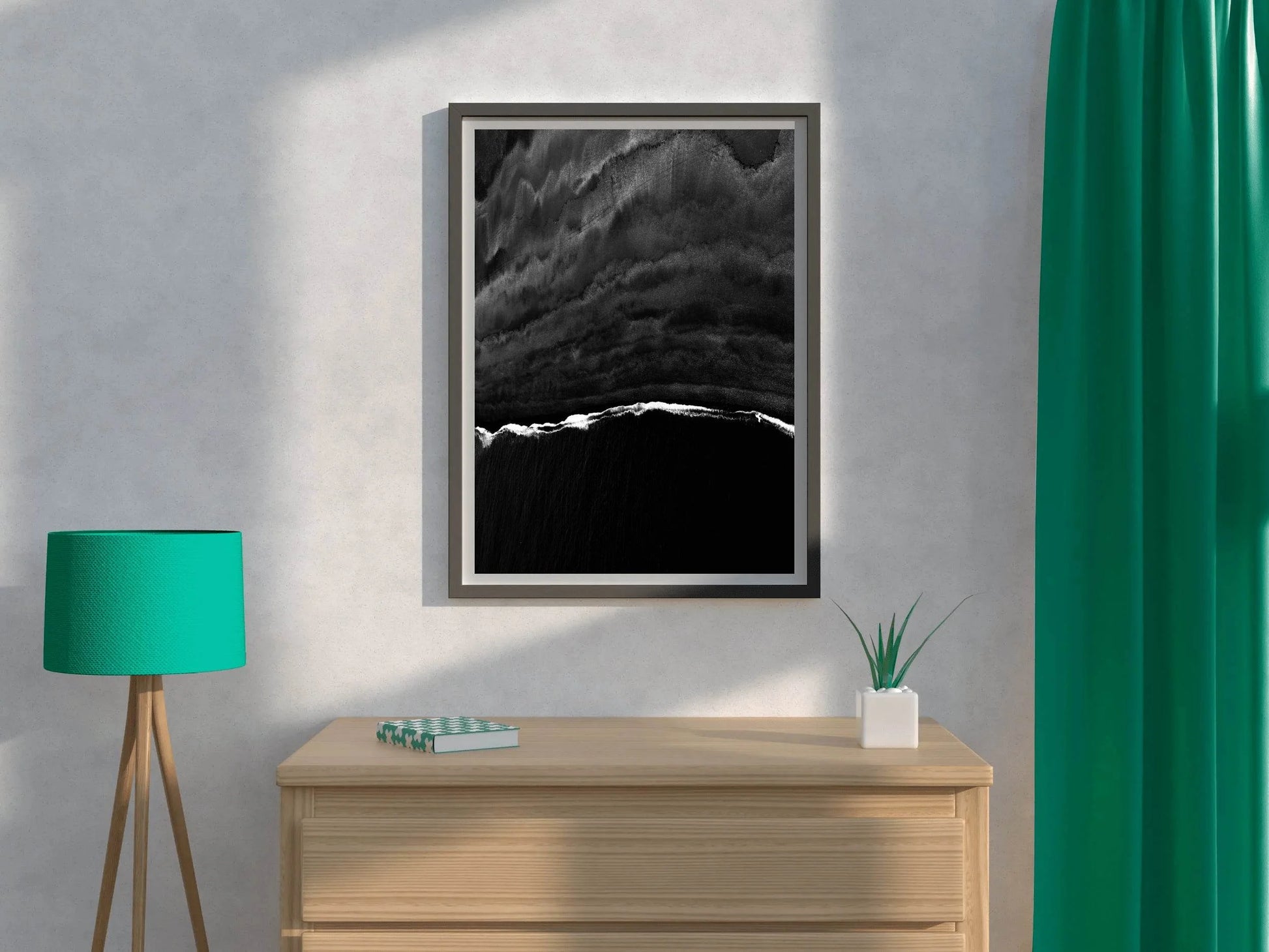 Dark Matter Abstract Wall Art - beink online art store