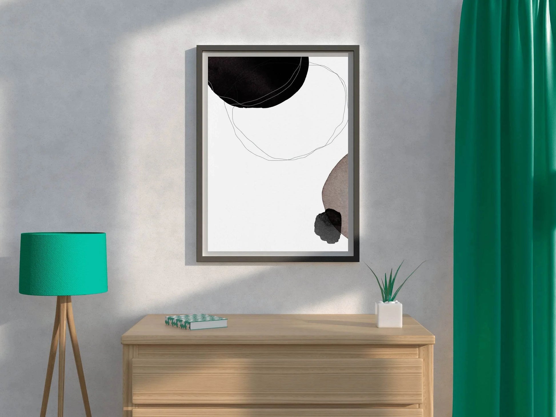 Handmade Shape Background Abstract Wall Art - beink online art store