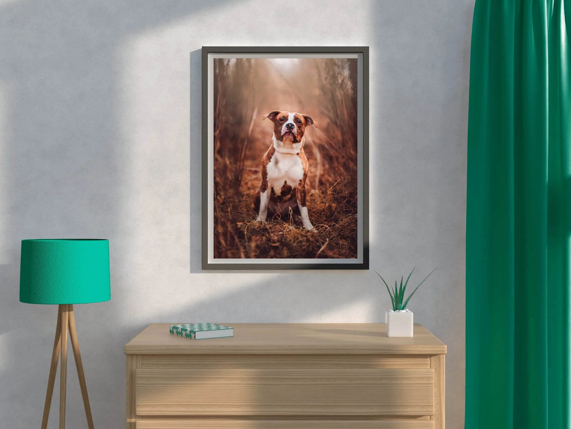 Picture of Standing Pit Bull Wall Art - beink online art store