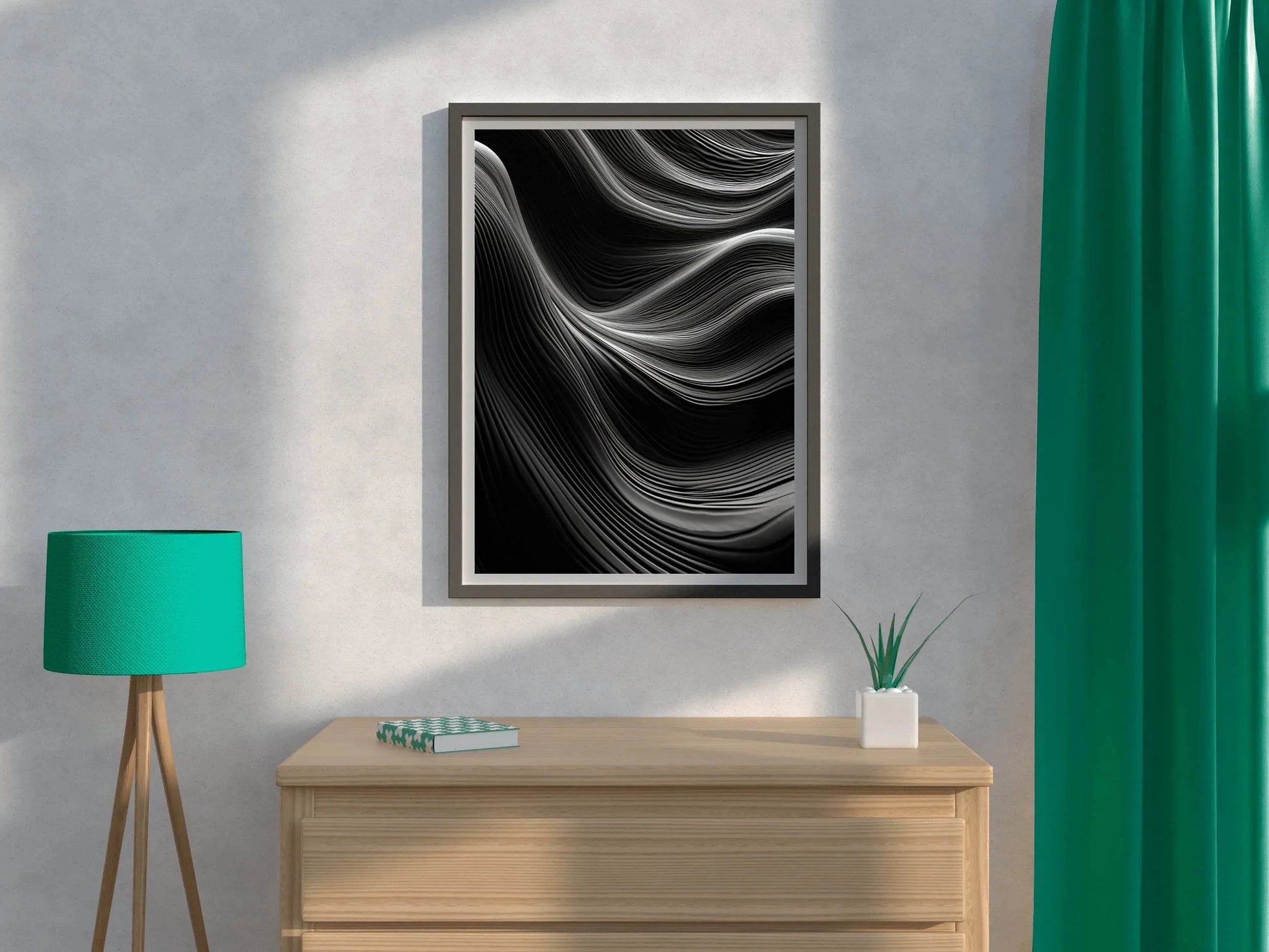Abstract Black & White Wall Art - beink online art store