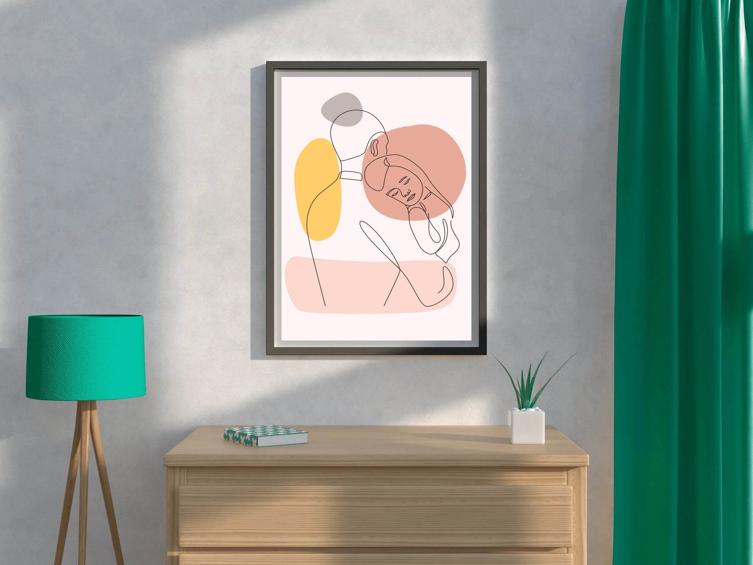 In Each Other's Arms Wall Art - beink online art store