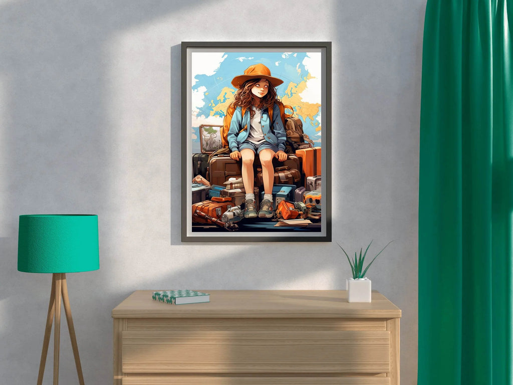 Adventure Anime Girls Anime Wall Art - beink online art store