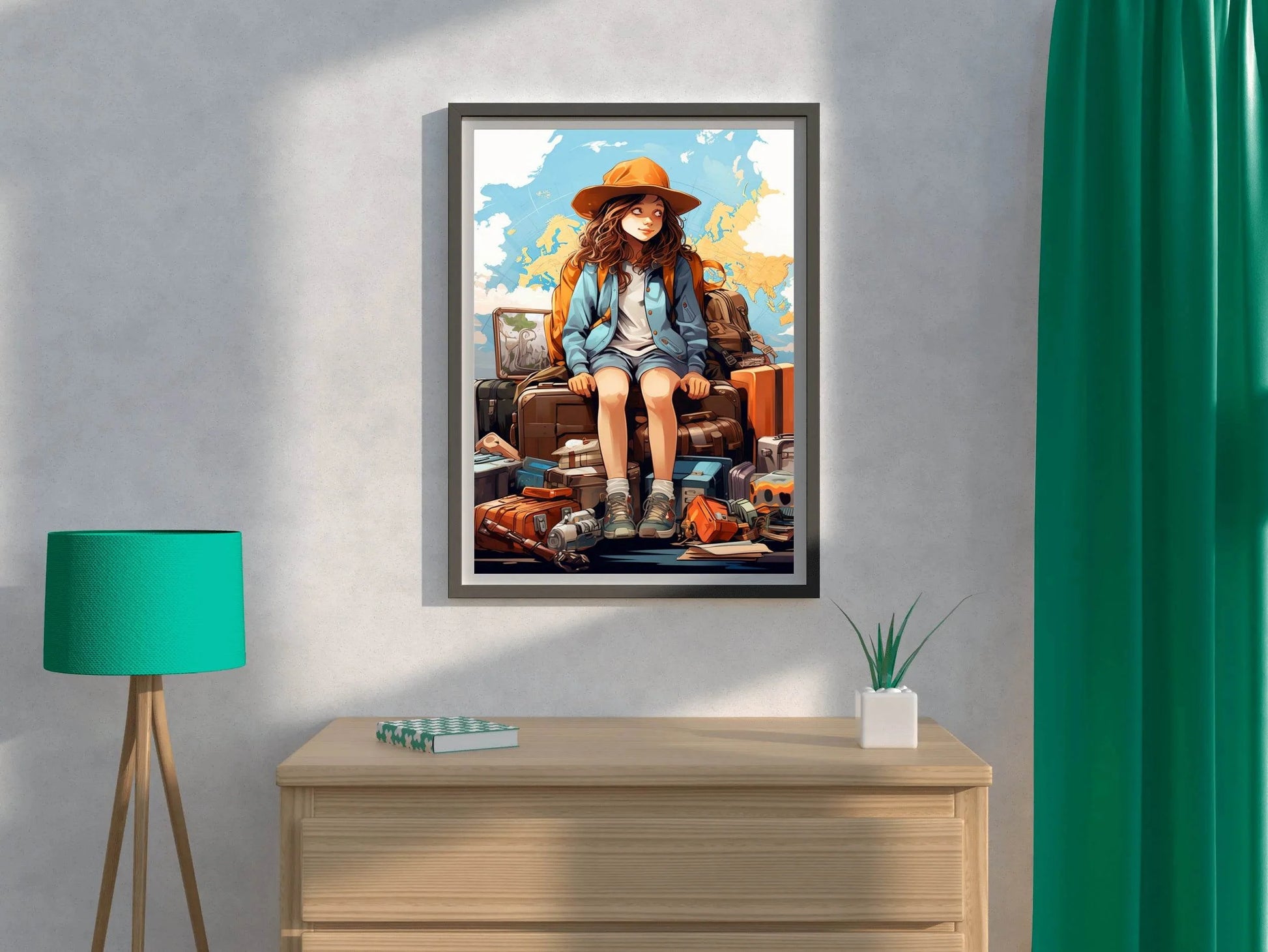 Adventure Anime Girls Anime Wall Art - beink online art store