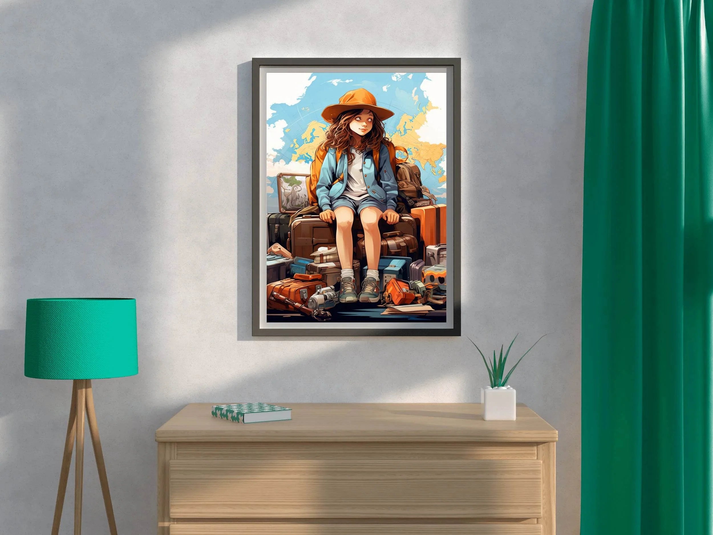 Adventure Anime Girls Anime Wall Art - beink online art store