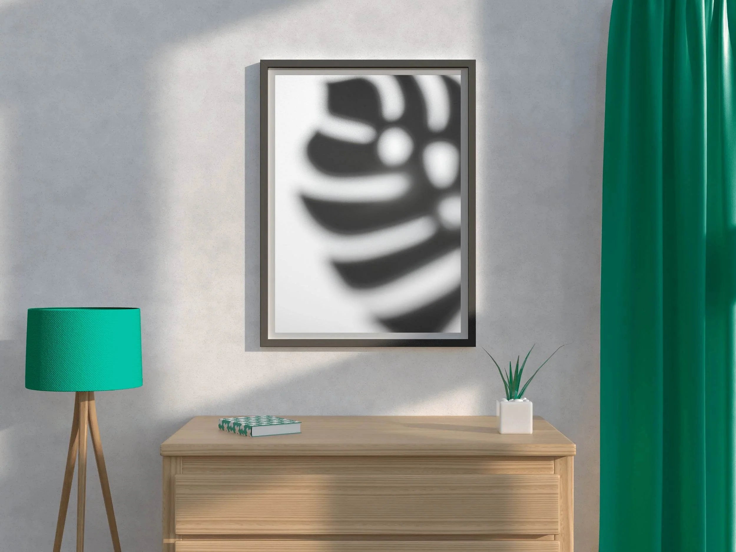 Zebra Footprint Black & White Wall Art - beink online art store