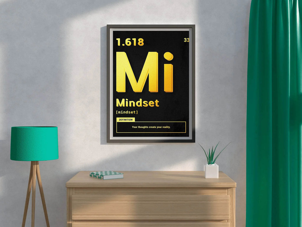 1.618 Mindset Motivational Wall Art - beink online art store
