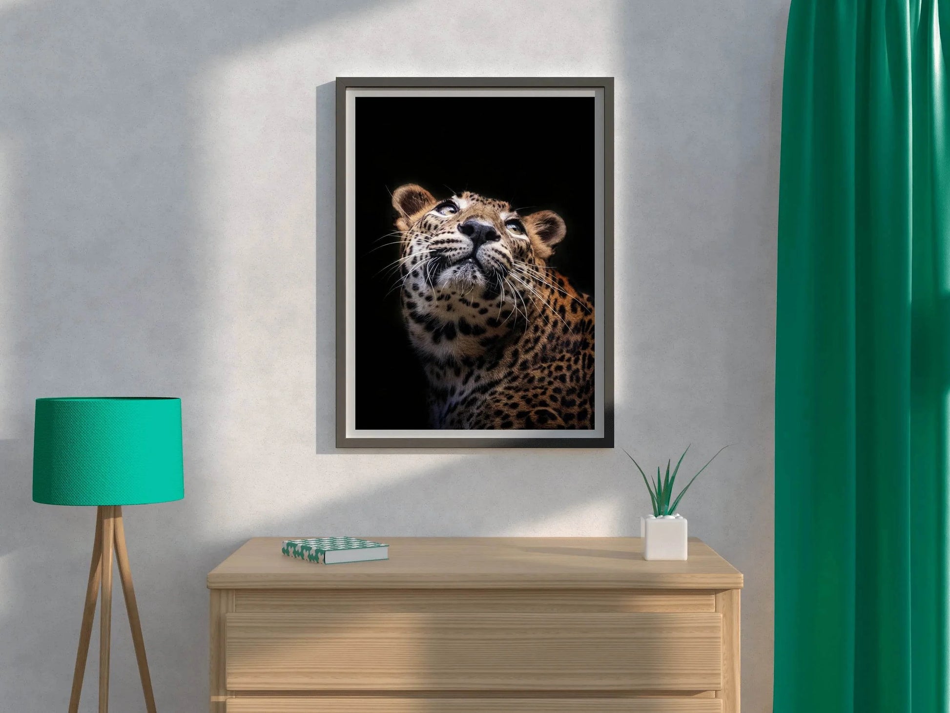 Sri Lankan Leopard Animal Wall Art - beink online art store