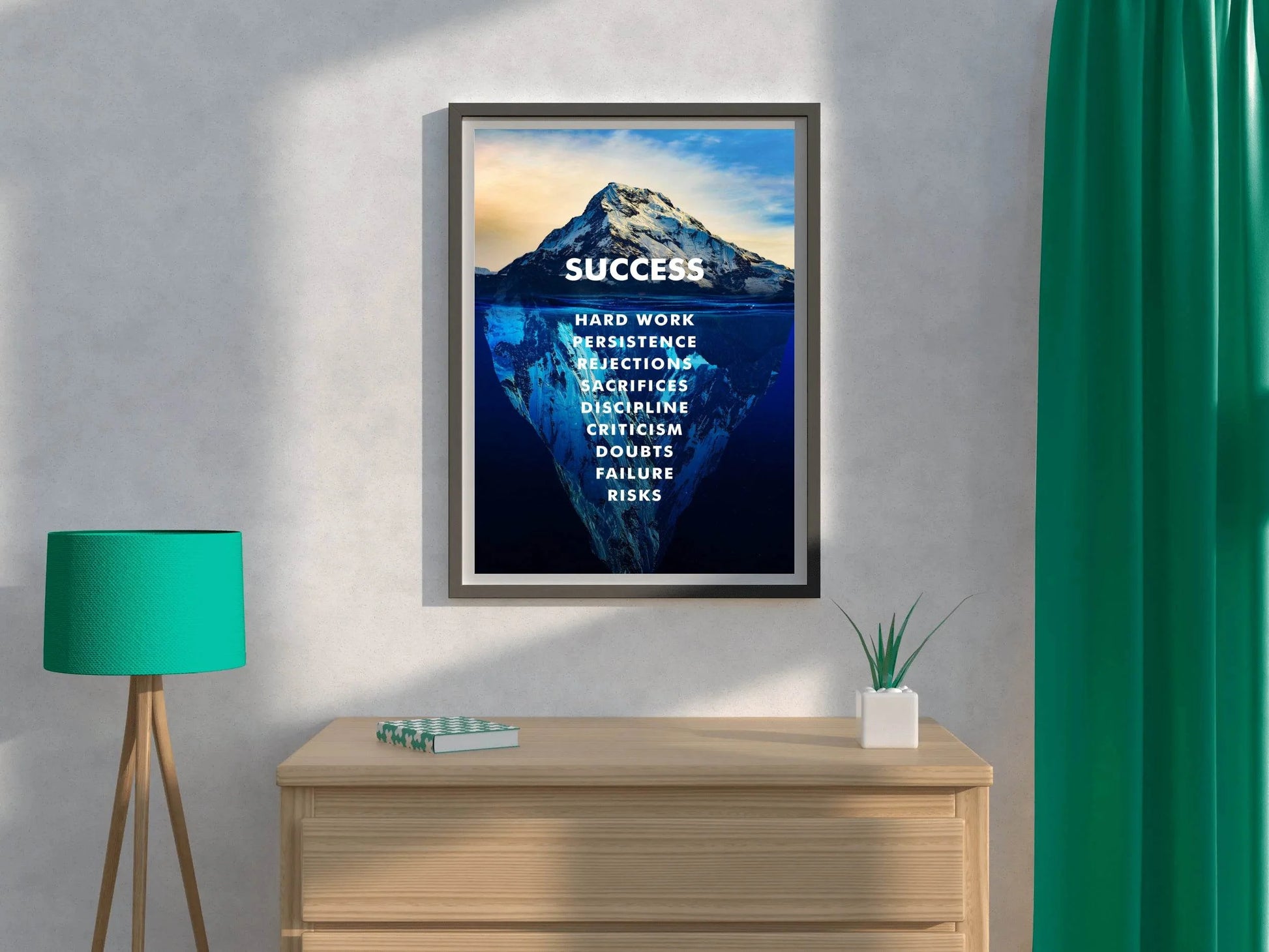 Success Path Motivational Wall Art - beink online art store