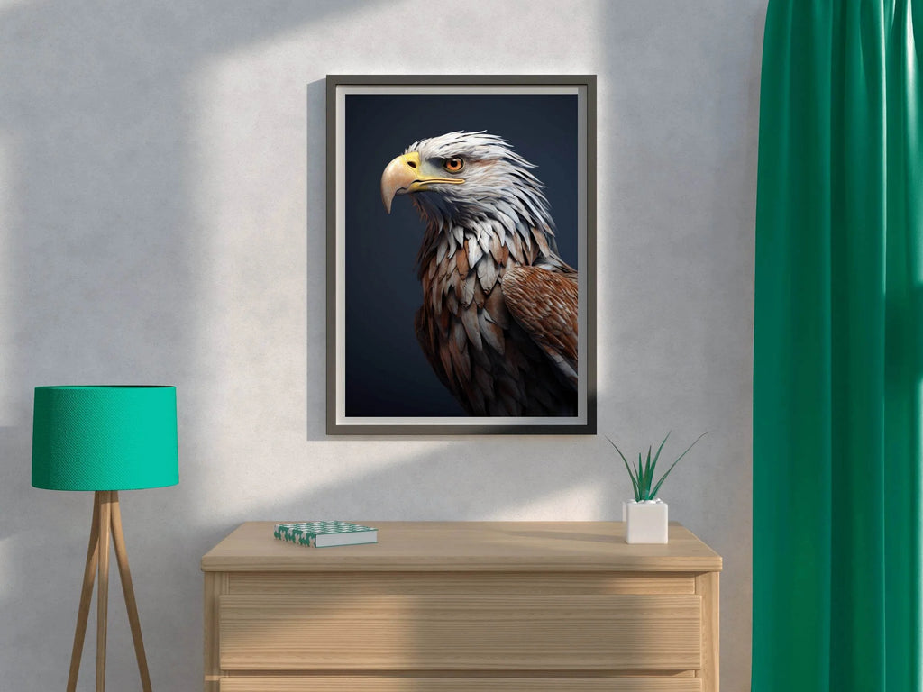 Bald Eagle Bird Wall Art - beink online art store