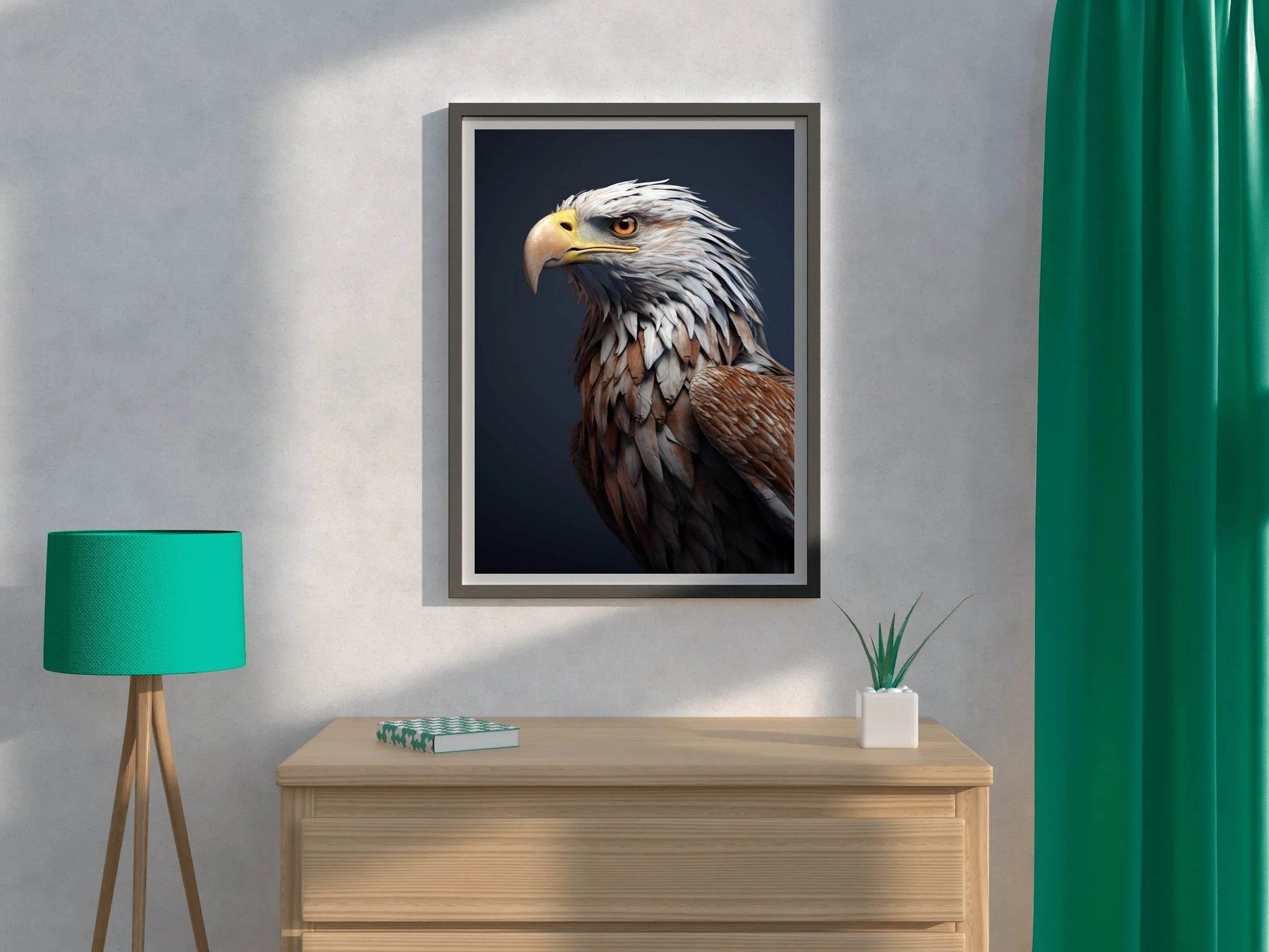 Bald Eagle Bird Wall Art - beink online art store