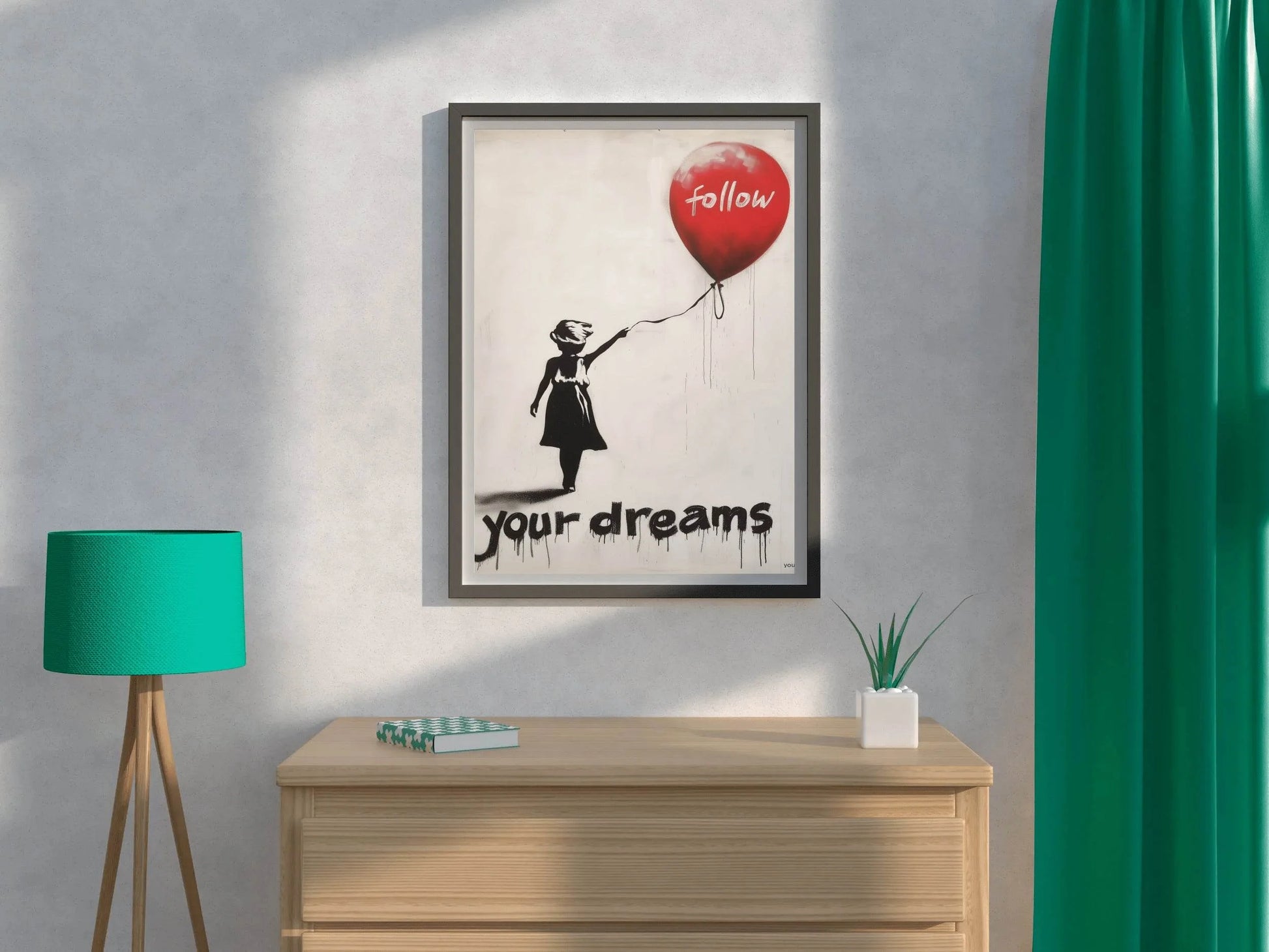 Banksy's Balloon Girl Wall Art - beink online art store