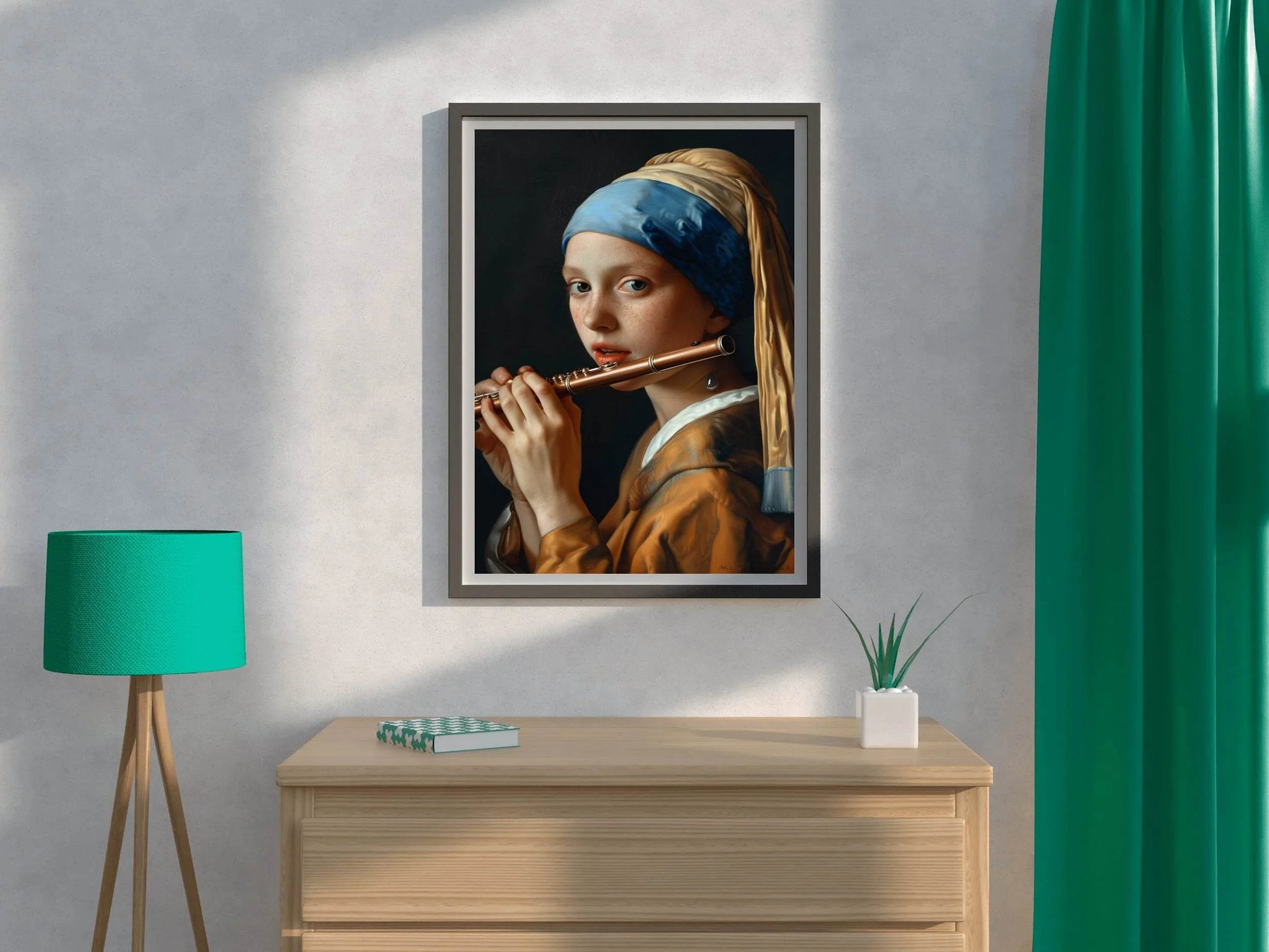 Musician Girl Wall Art - beink online art store