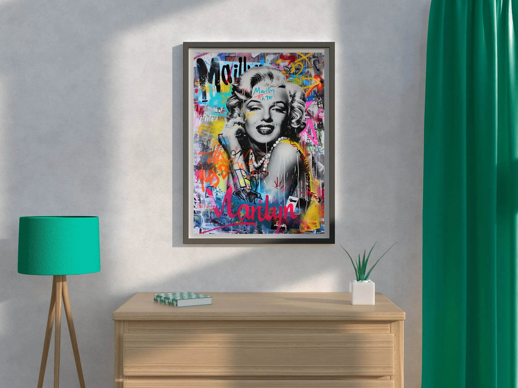 Marilyn Graffiti Wall Art - beink online art store
