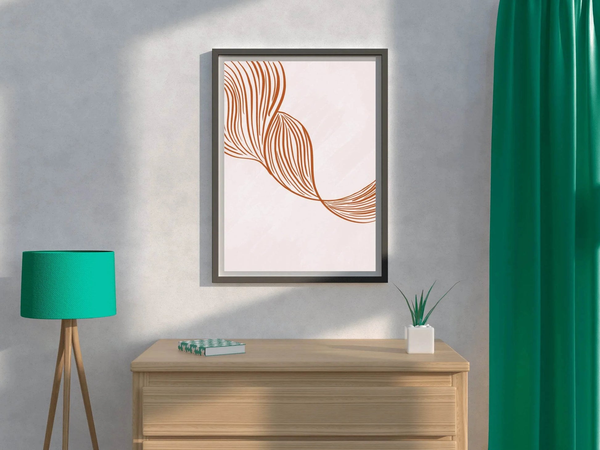 Twisted Threads of The Same Color Wall Art - beink online art store