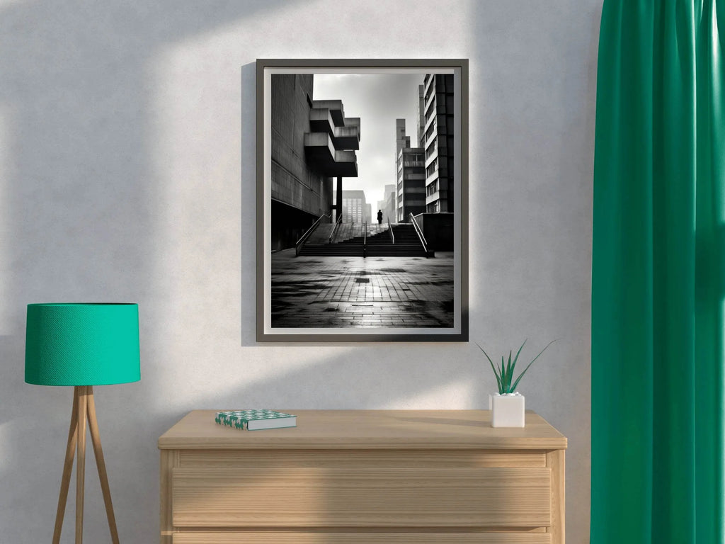 Black White Architectural Wall Art - beink online art store