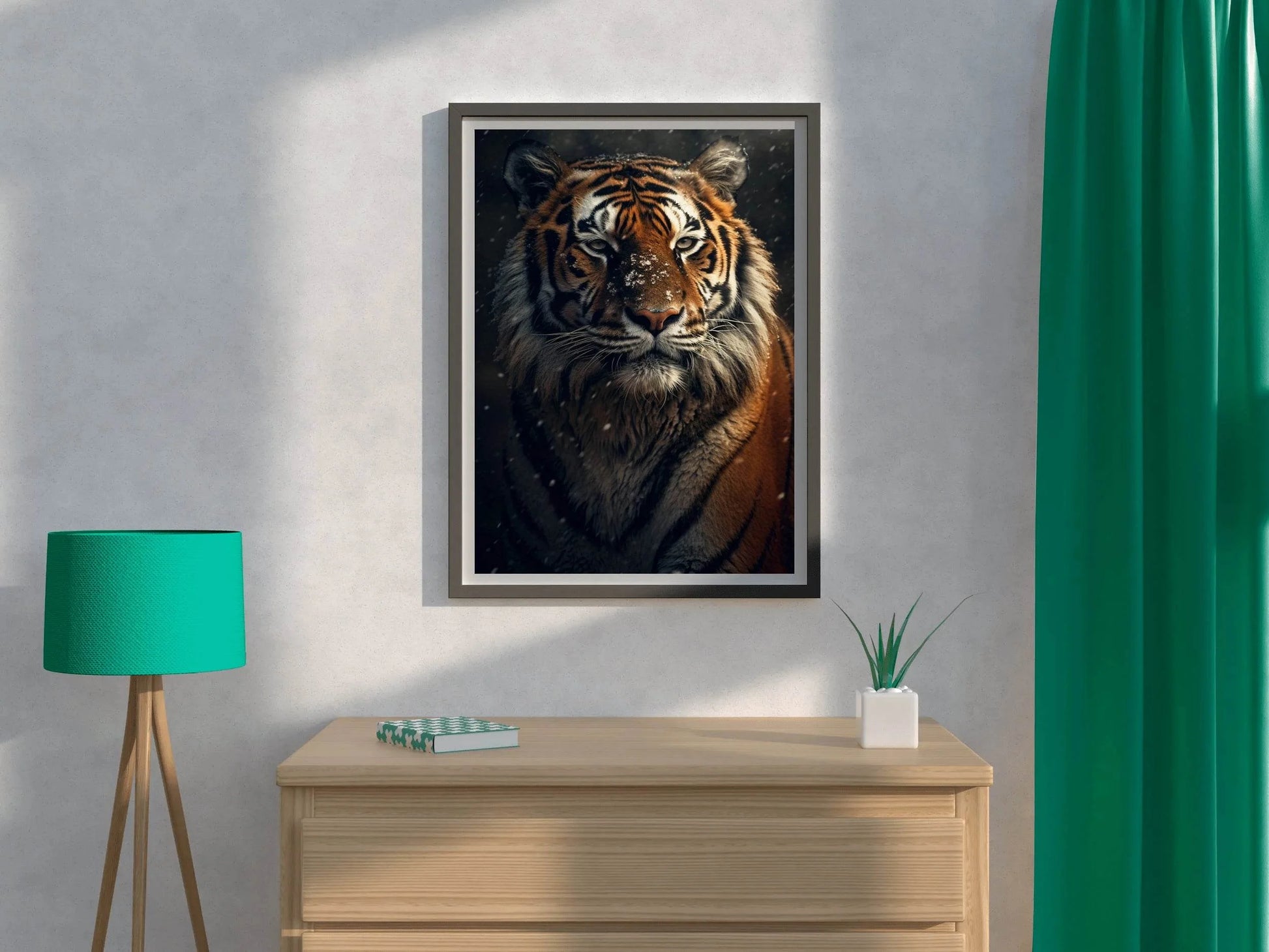 Siberian Tiger Animal Wall Art - beink online art store