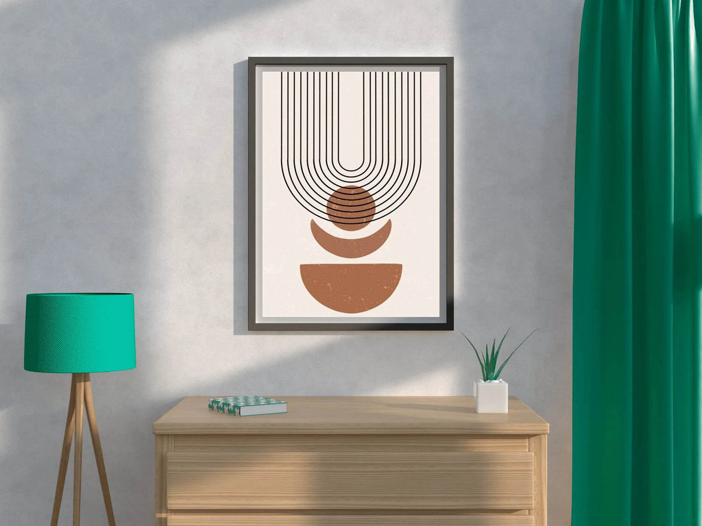 Aesthetics of Geometric Balance Shapes Wall Art - beink online art store