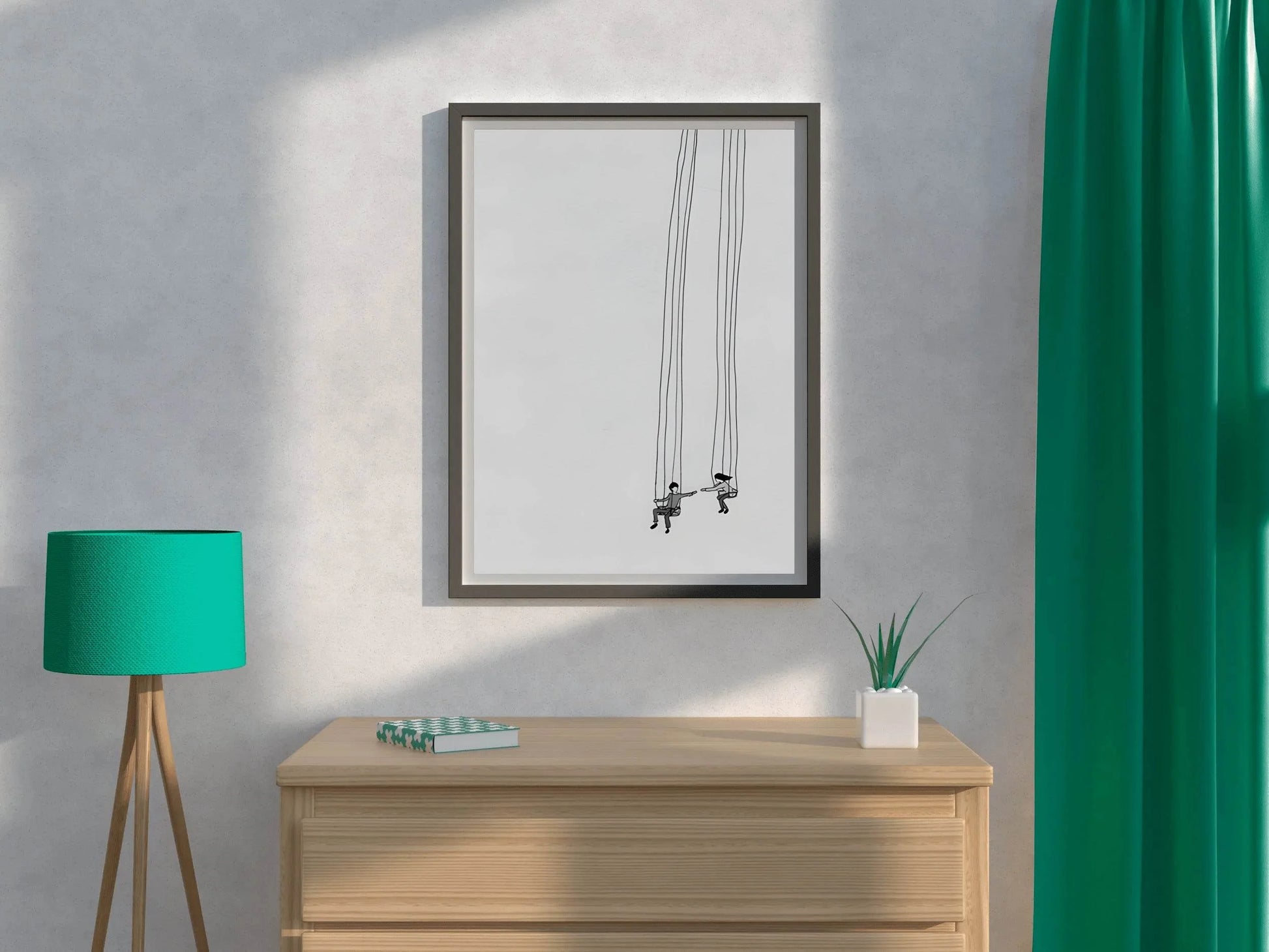 Swinging Dreamsm Modern Wall Art - beink online art store
