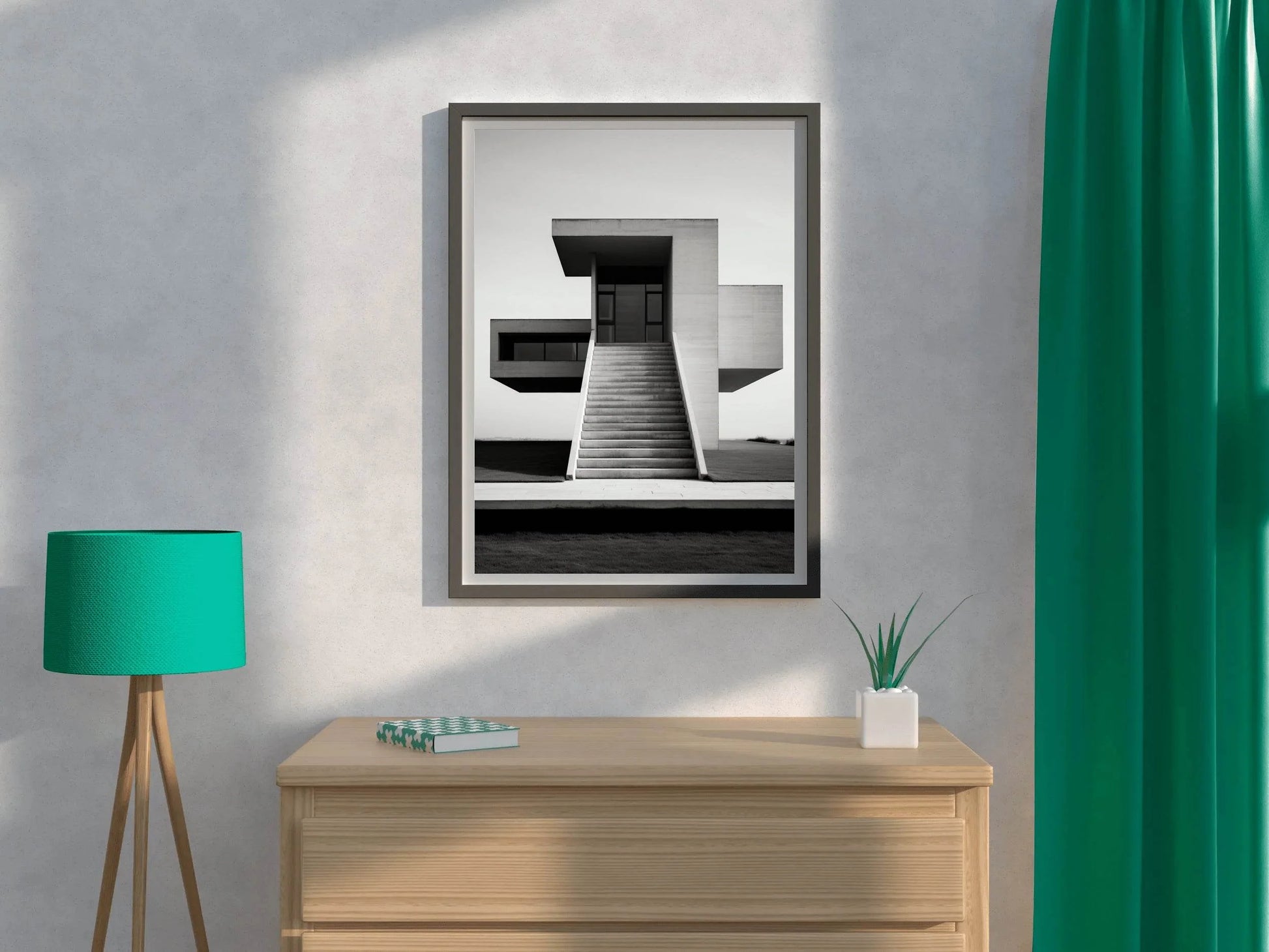 House Black And White Wall Art - beink online art store