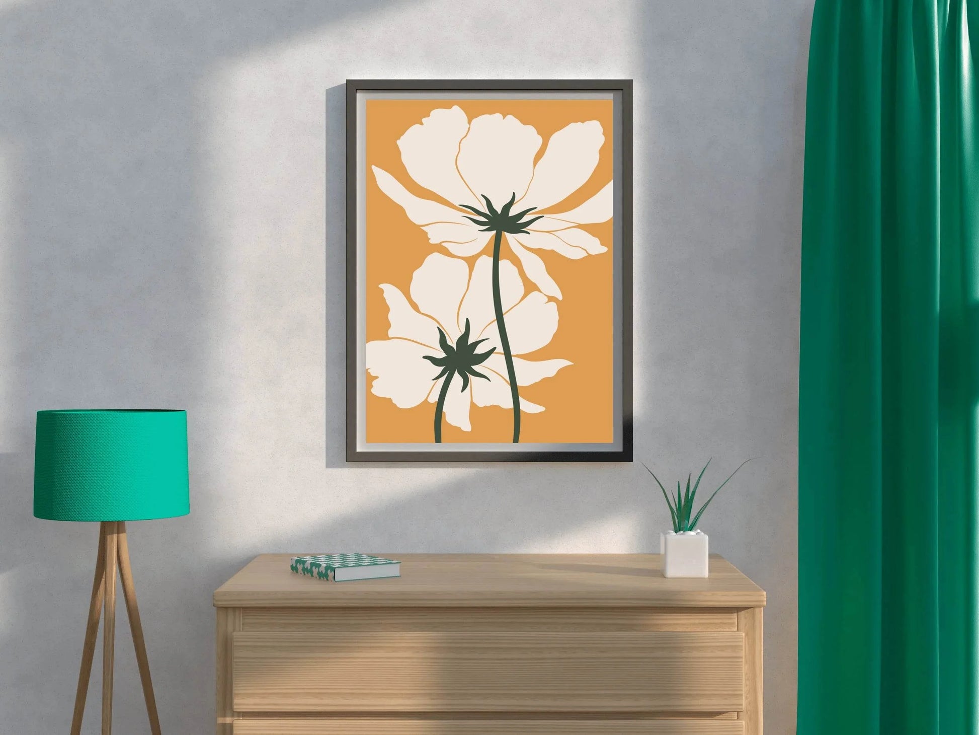 Beautiful Poppy Flowers Wall Art - beink online art store