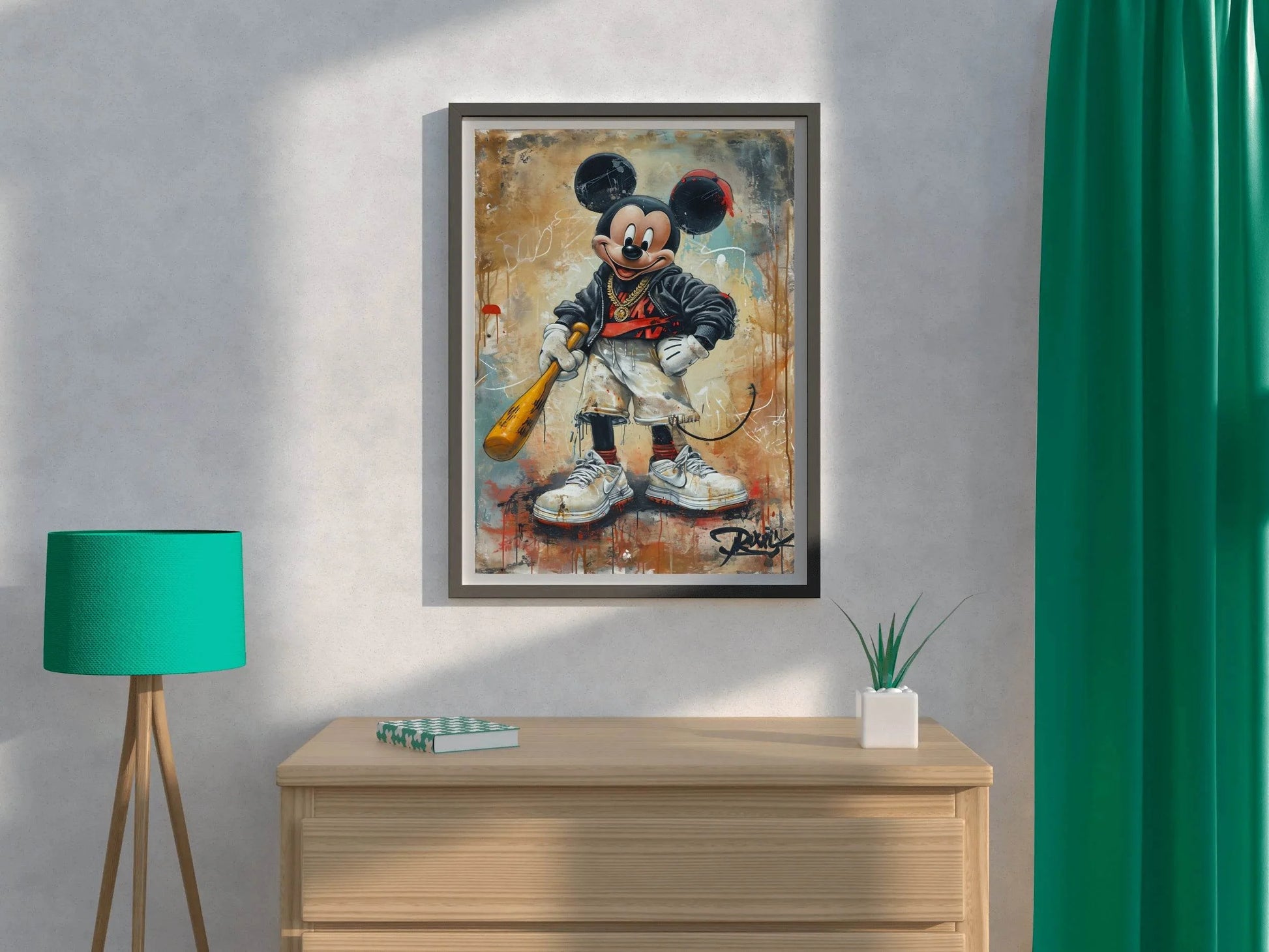 Mickey's Gangsta Style Wall Art - beink online art store